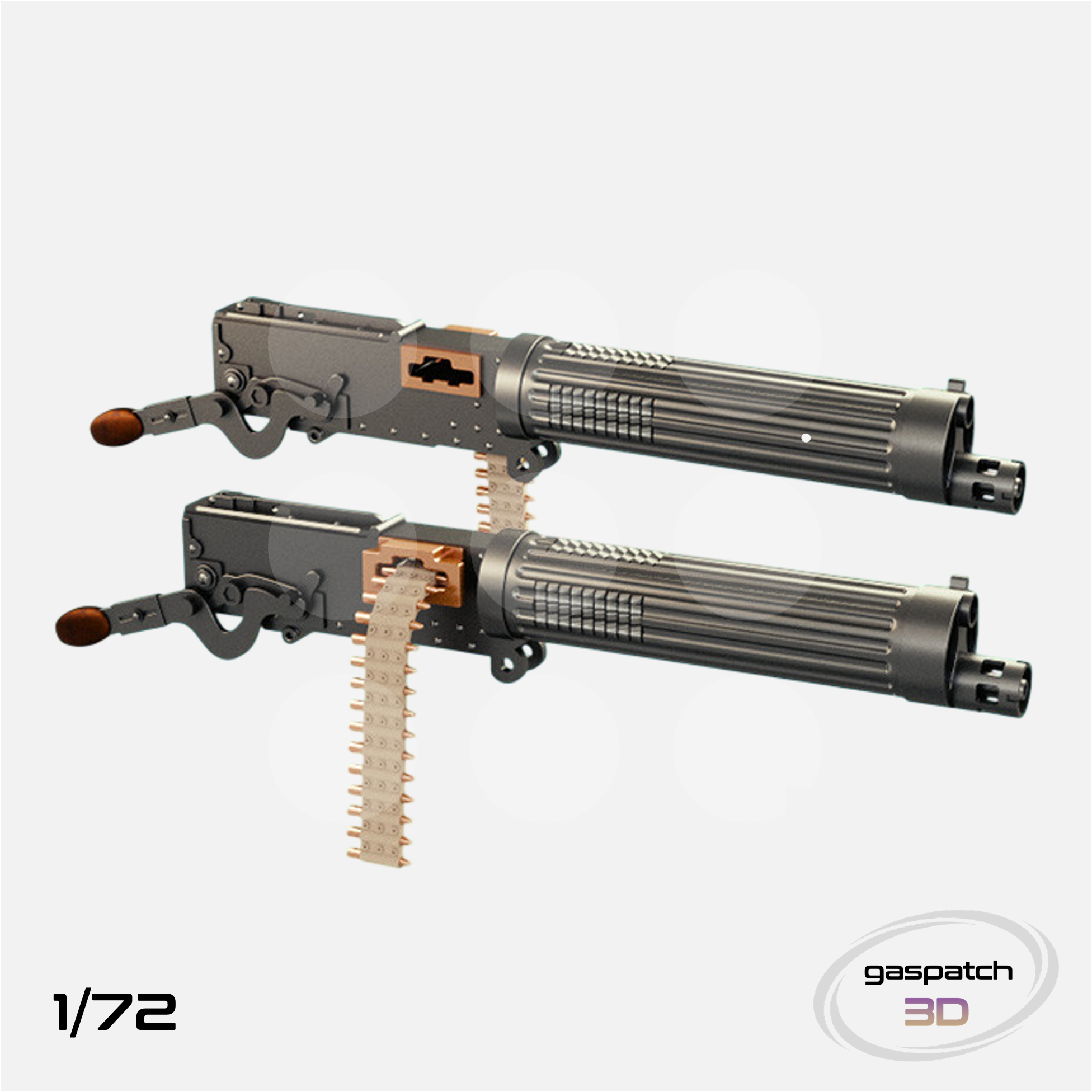 1/72 Vickers Hyland Type E Standard & Reverse Ammo Feed