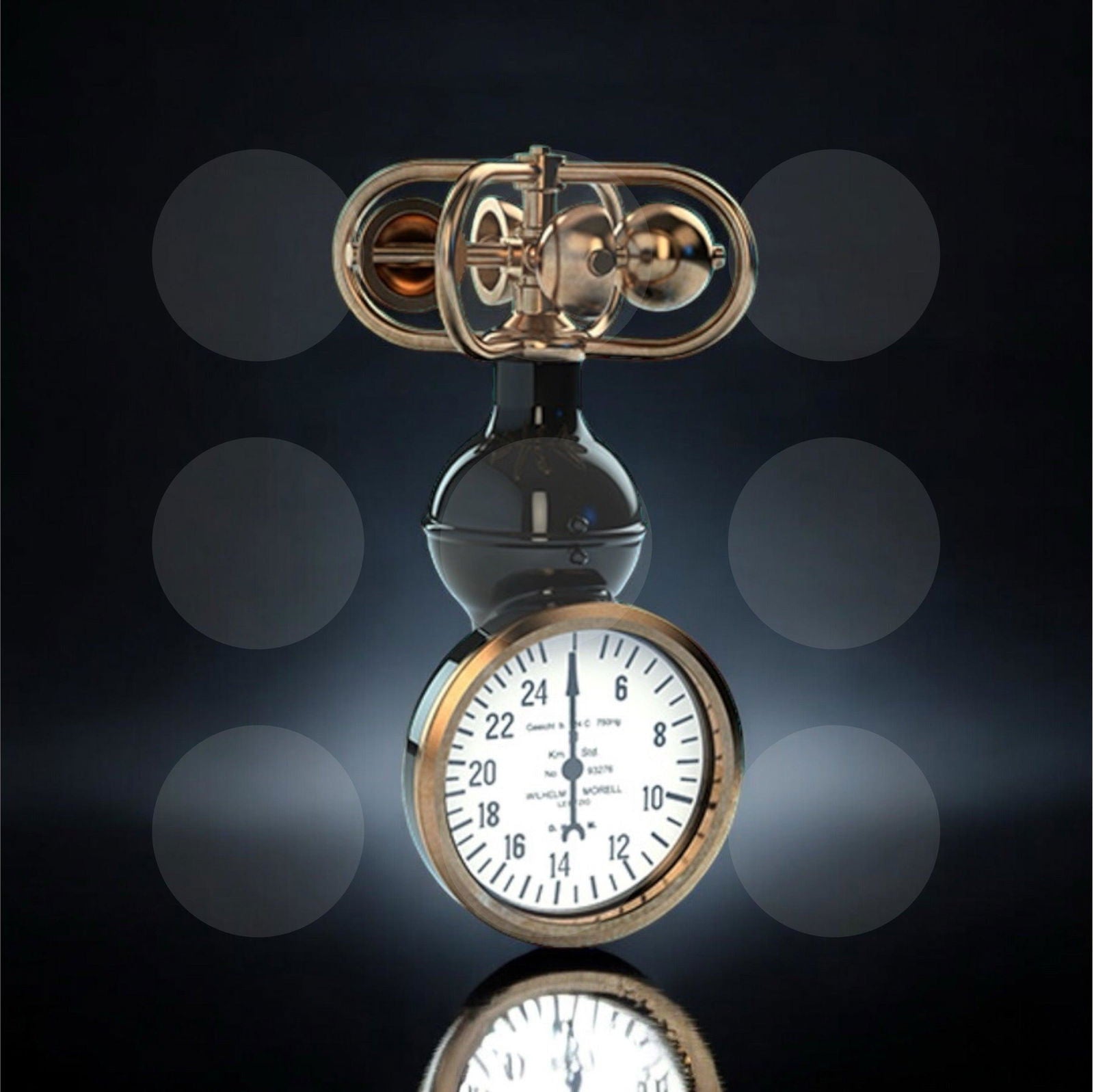 GasPatch Models - German WWI Airspeed Indicator - 1/24 scale - 20-24232