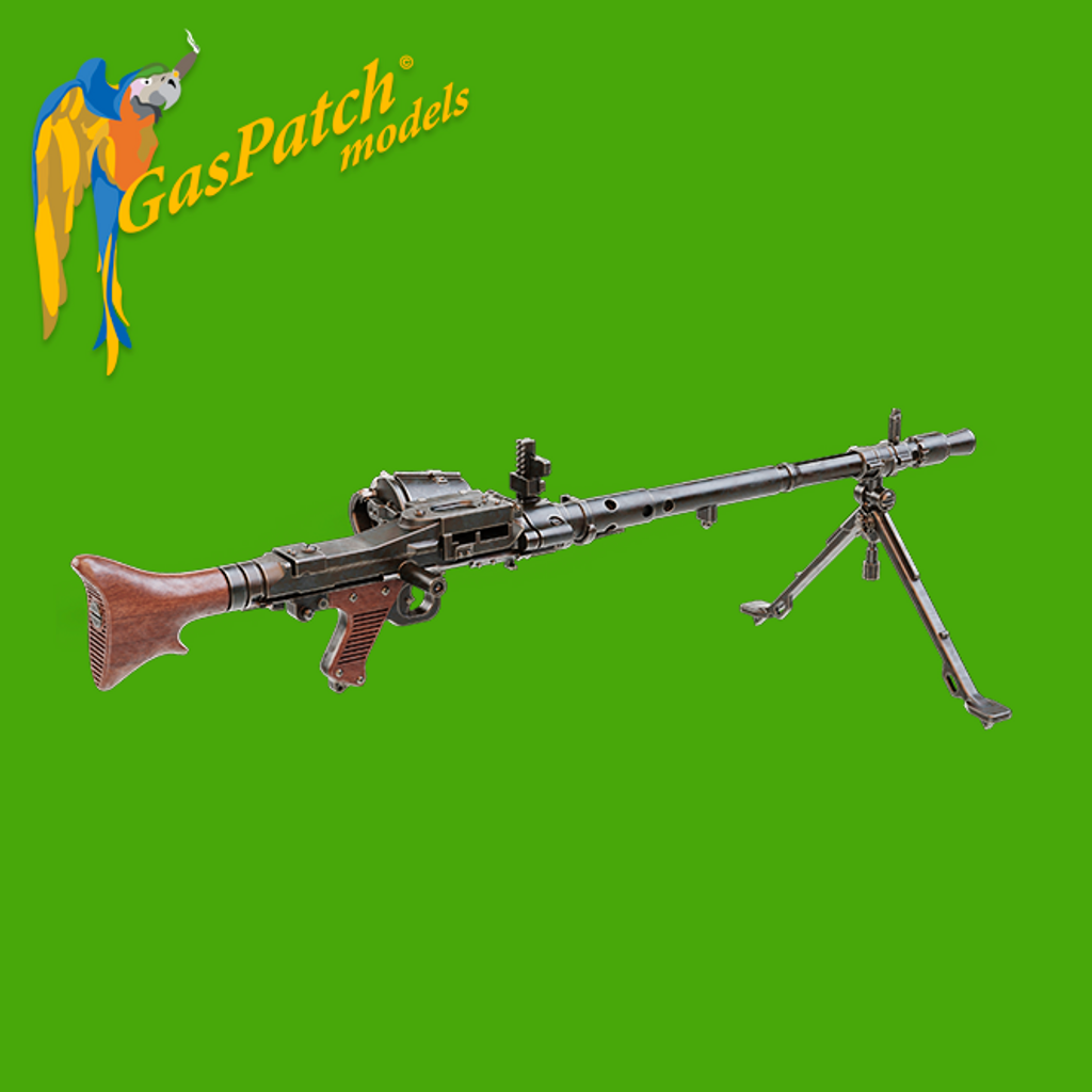 Gaspatch Models - MG 34P Bipod with Belt Drum - 1/35 scale - 23-35276