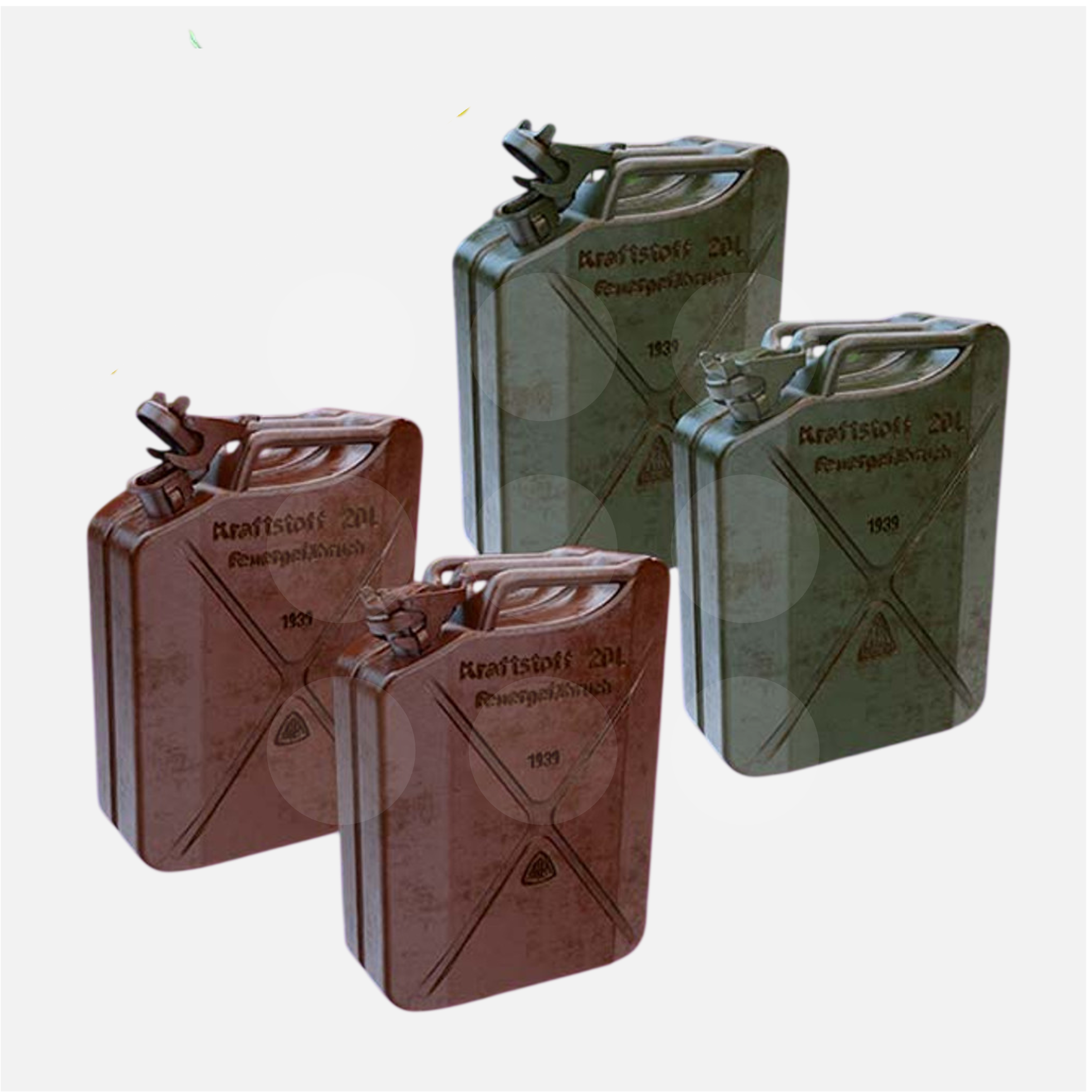 1/35 Jerry Cans - German Fuel ABP & Schwelm 1939