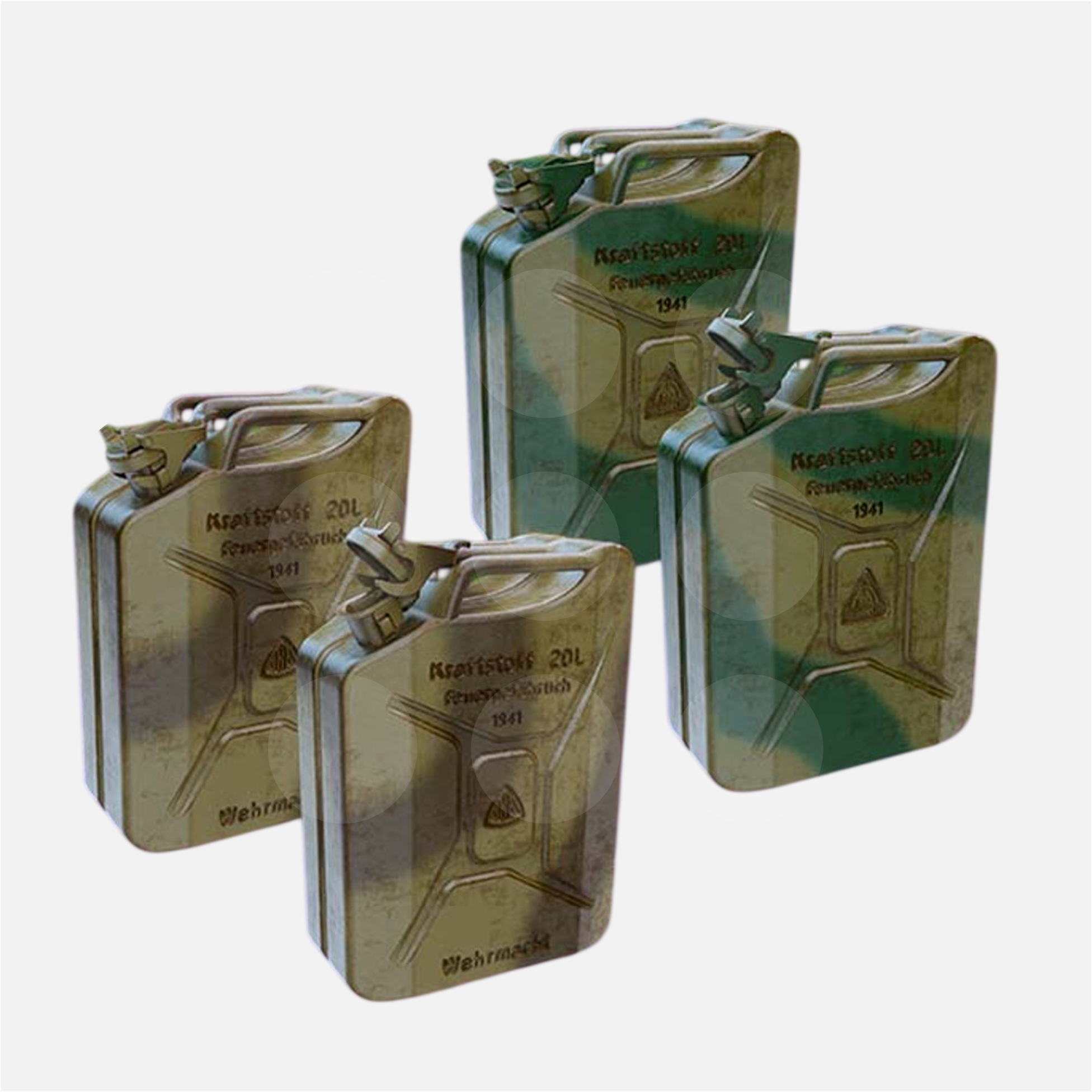1/35 Jerry Cans - German Fuel ABP & Schwelm 1941