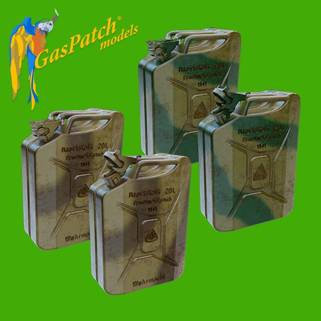 Gaspatch Models - German Fuel Jerry Cans ABP & Schwelm 1941 - 1/35 scale - 23-35288