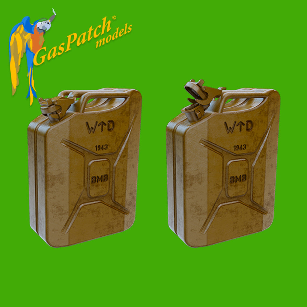 Gaspatch Models - British Fuel Jerry Cans 1943 - 1/35 scale - 23-35295