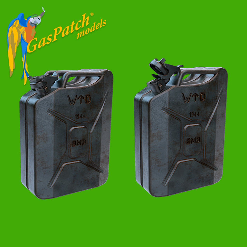 Gaspatch Models - British Fuel Jerry Cans 1944 - 1/35 scale - 23-35296