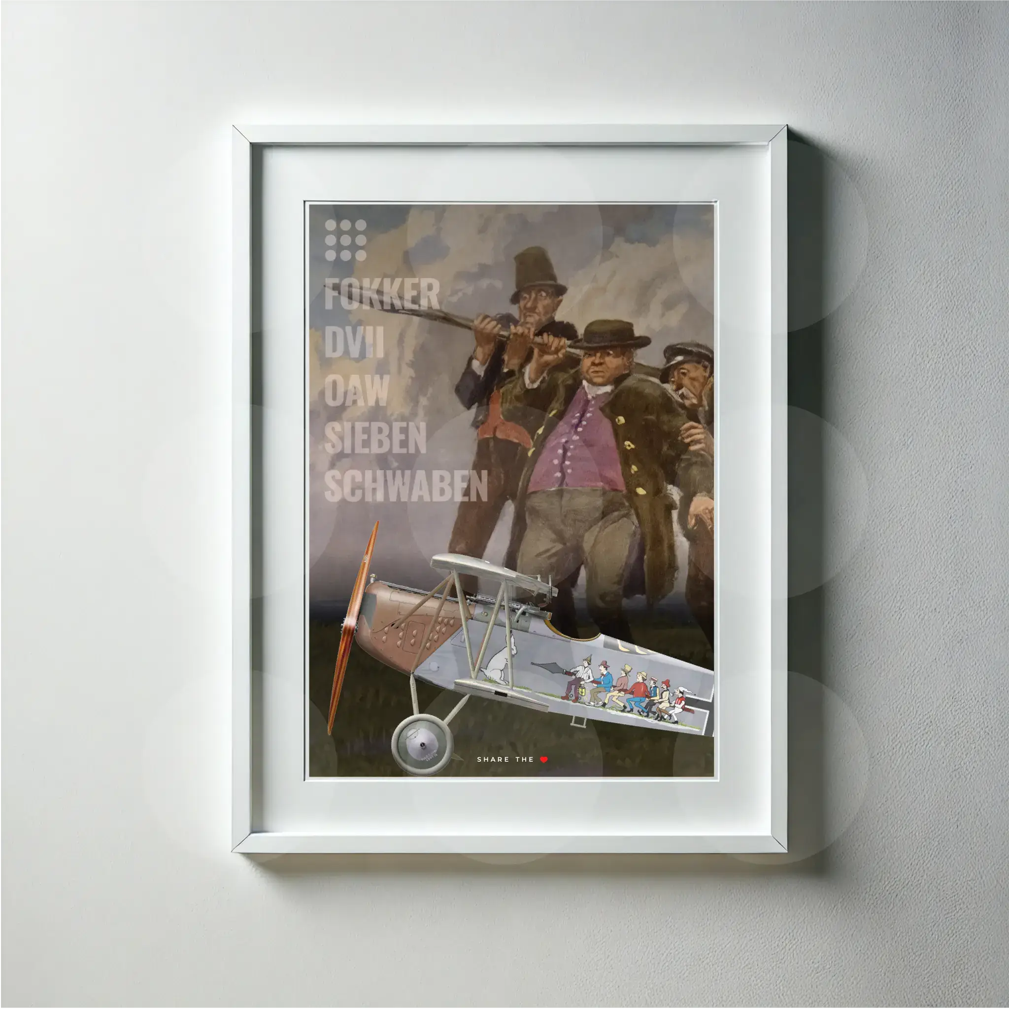 Gothaforce A2 Billboard Fokker D.VII OAW Sieben Schwaben