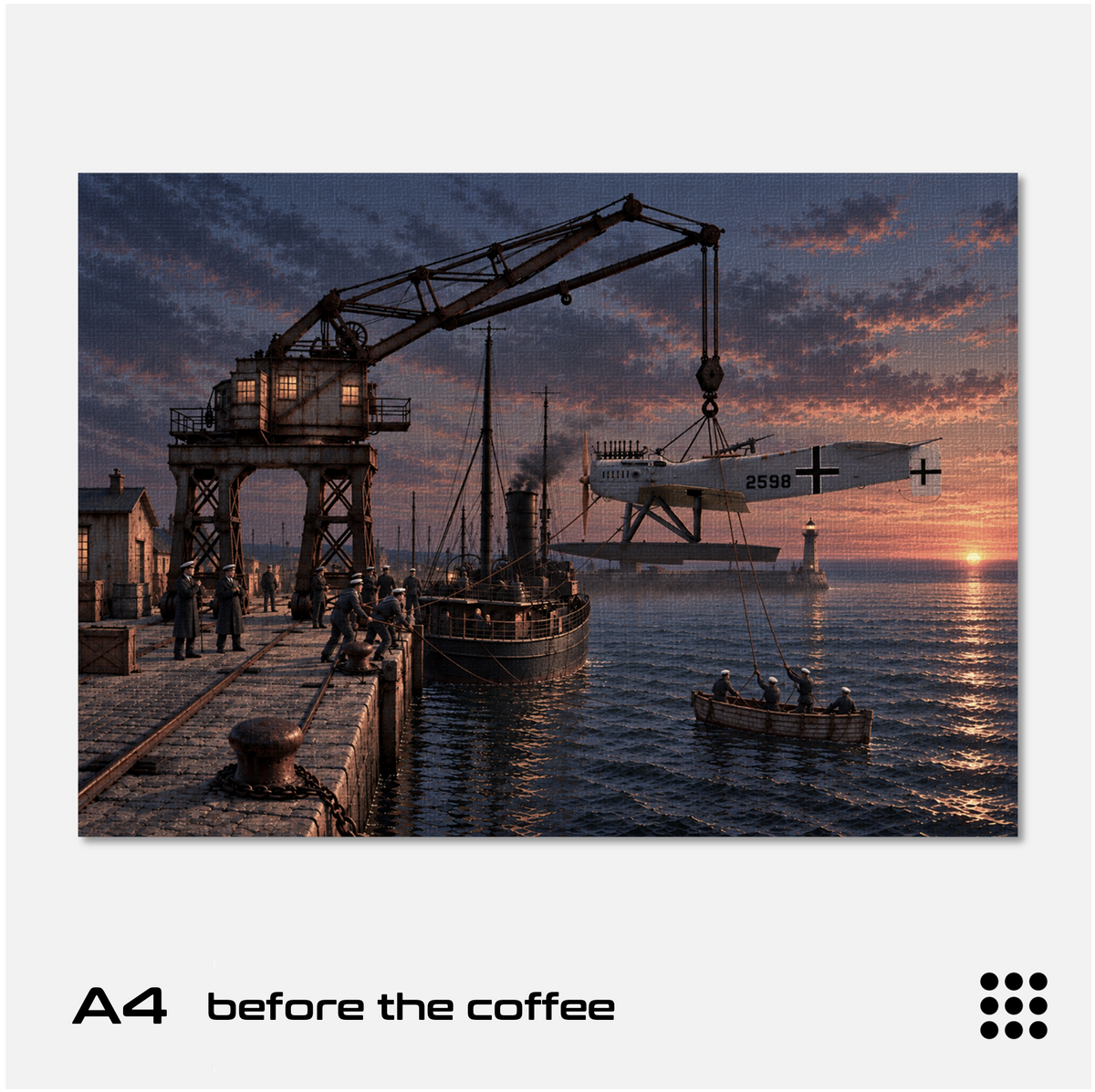 Gothaforce - A4 Art - G-File Before The Coffee - GFAPA4B00106 - Gothaforce