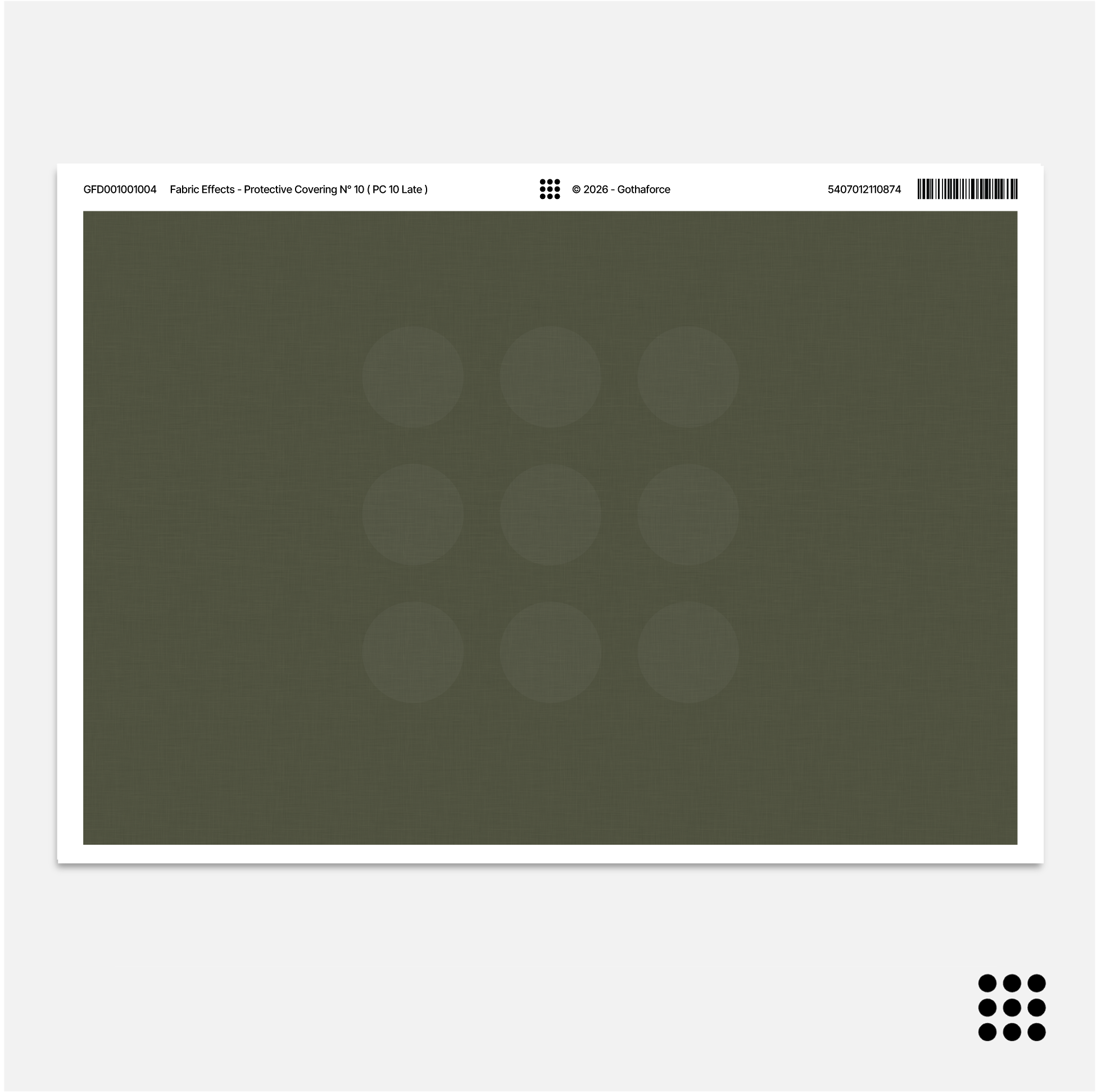 Fabric FX - Protective Covering N° 10 ( PC10 Late)