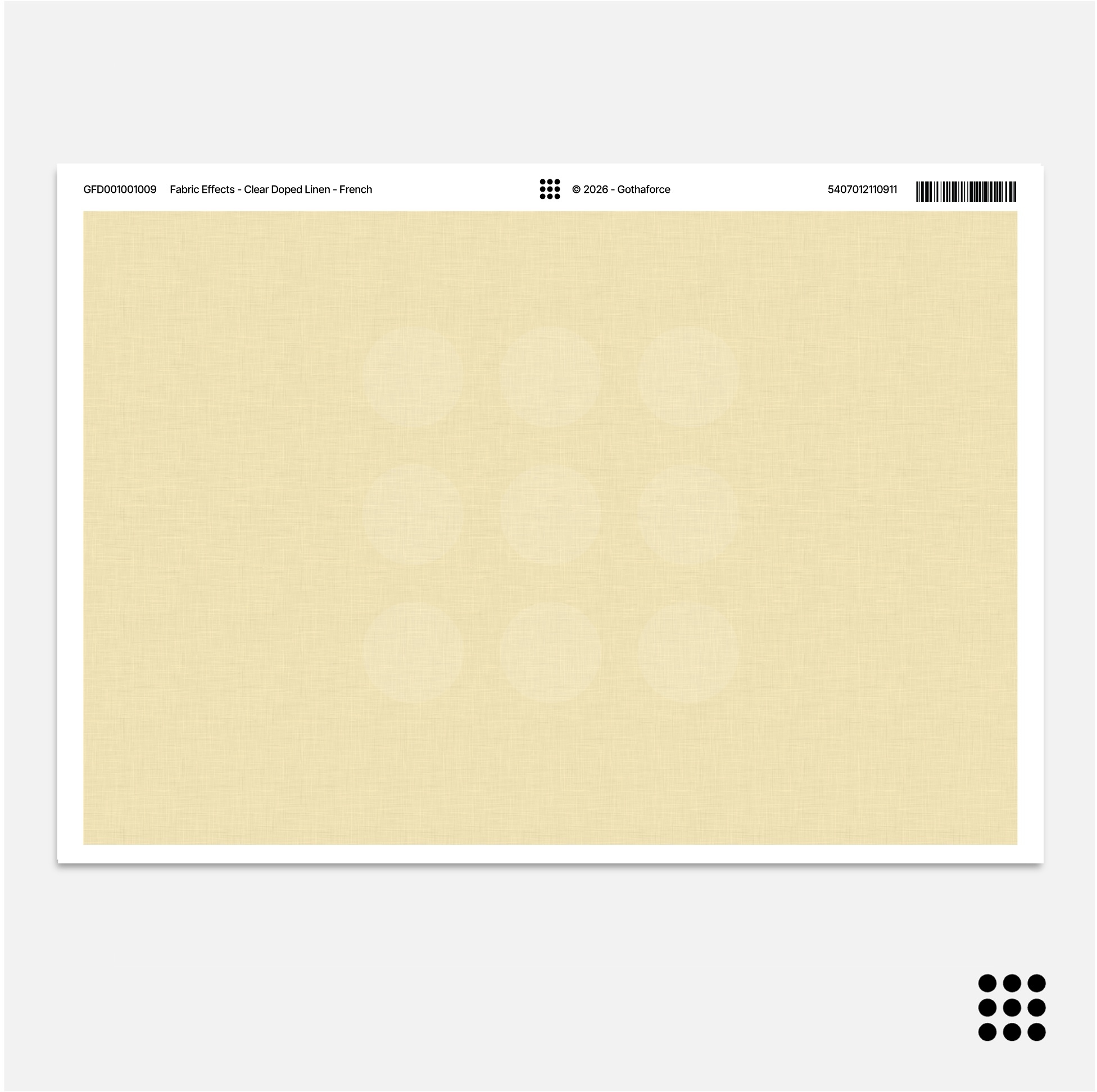 Fabric FX - Clear Doped Linen - French