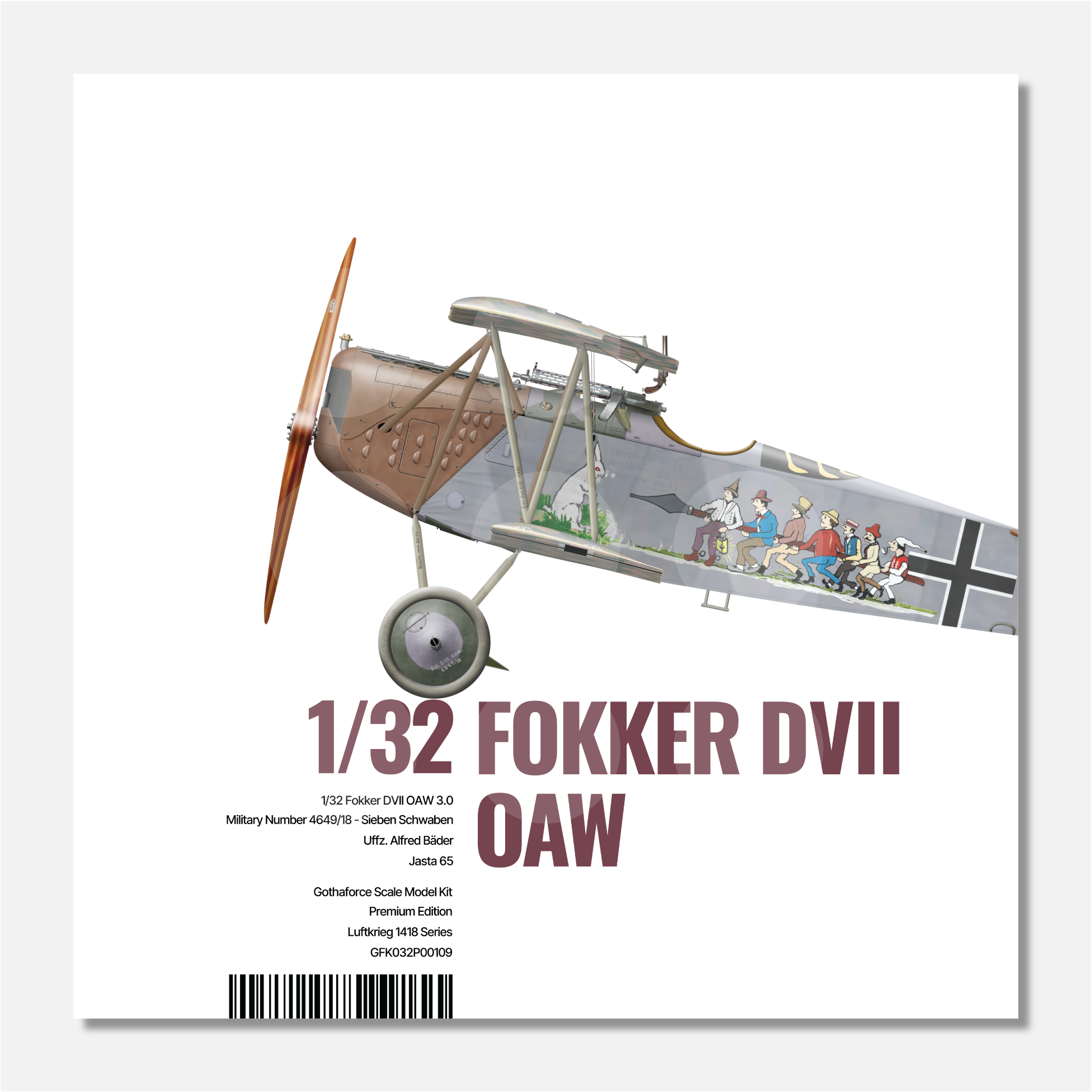 1/32 Fokker DVII OAW 3.0 Sieben Schwaben
