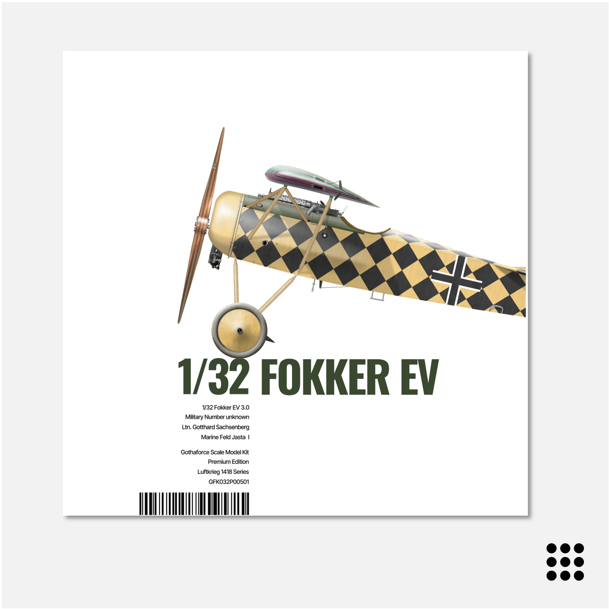 1/32 Fokker EV 3.0 Gotthard Sachsenberg - Reservation