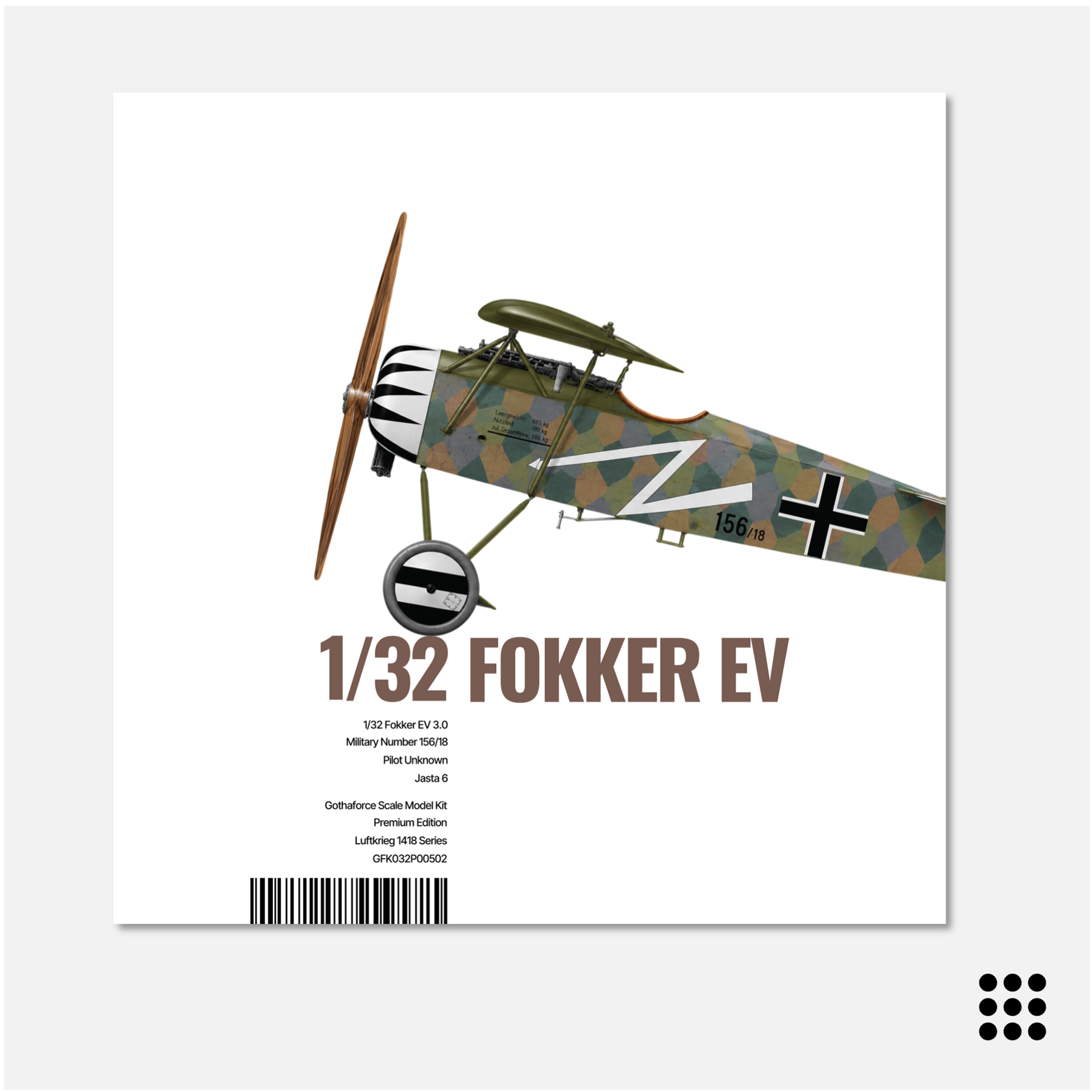1/32 Fokker EV 3.0 150/18 Lightning - Reservation