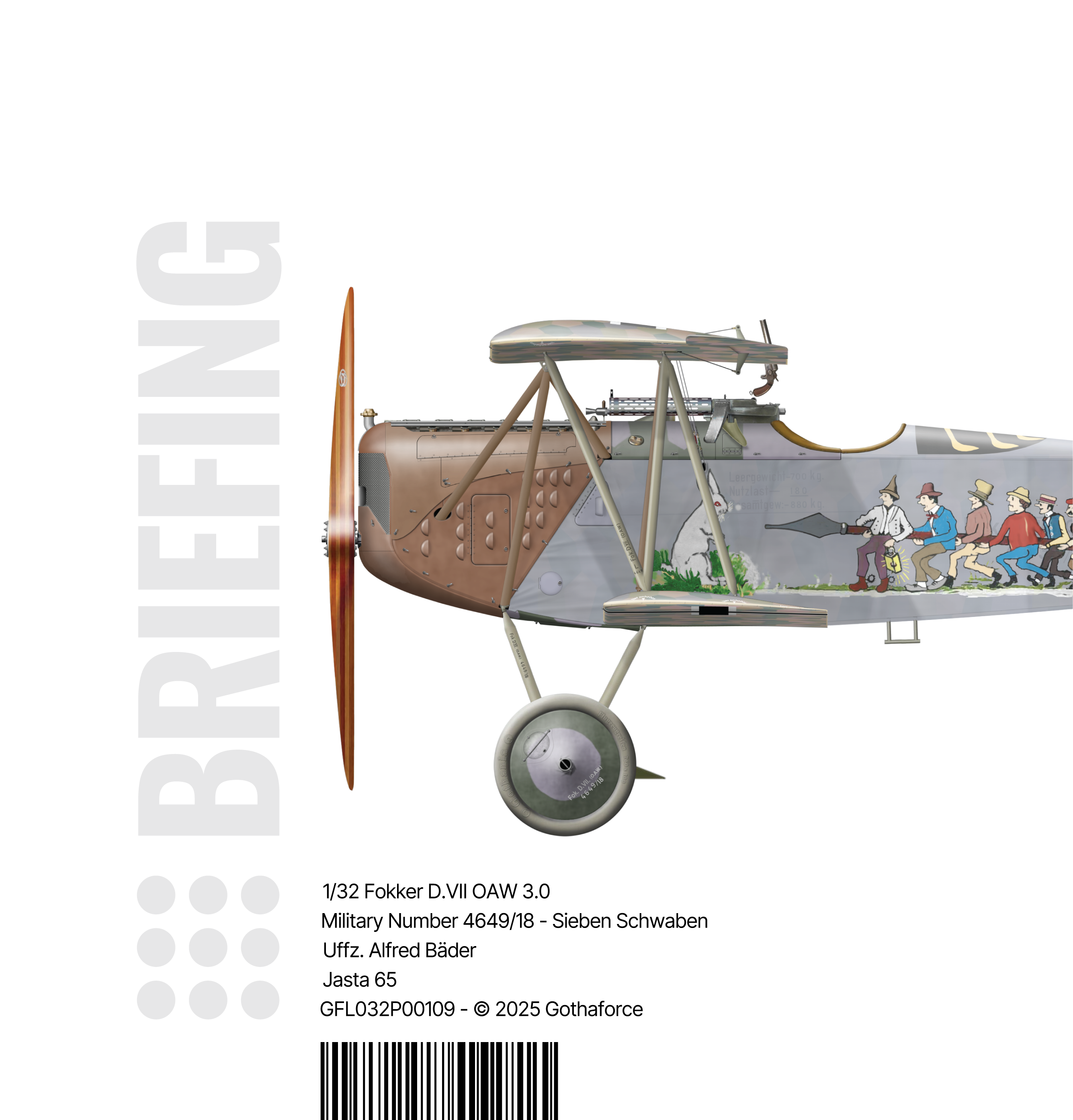 Gothaforce Fokker DVII OAW 3.0 Sieben Schwaben - Briefing - Image Cover