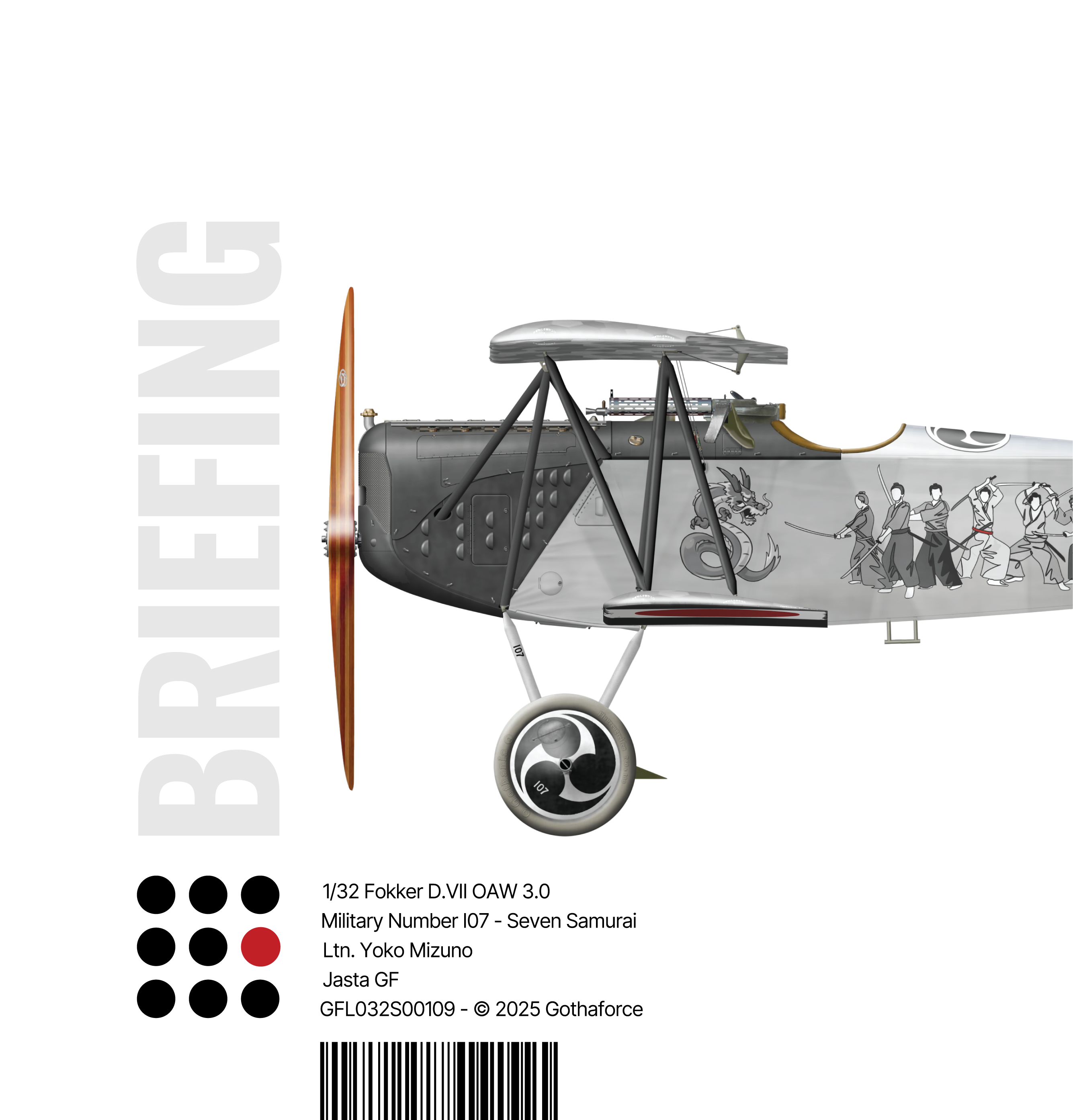 Gothaforce Fokker DVII OAW 3.0 Seven Samurai - Briefing - Image Cover