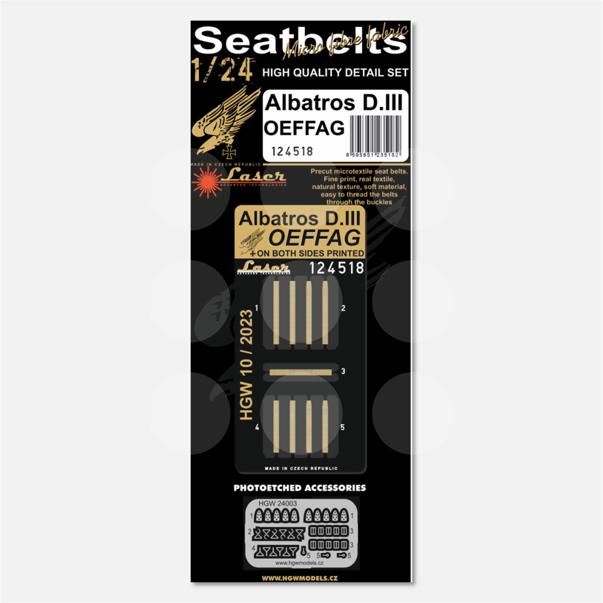 1/24 Seatbelts Albatros D.III Oeffag