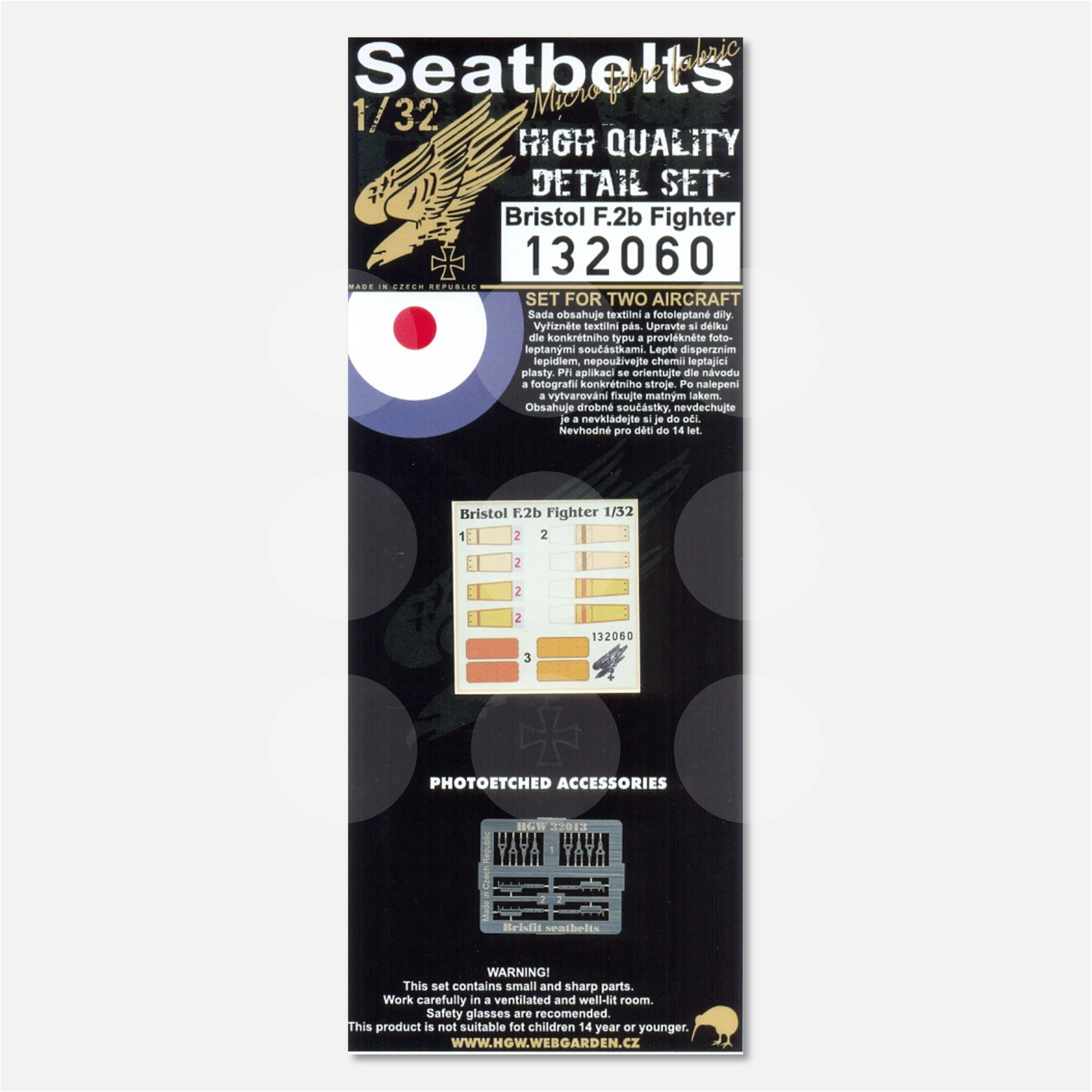 1/32 Seatbelts Bristol F.2b Fighter