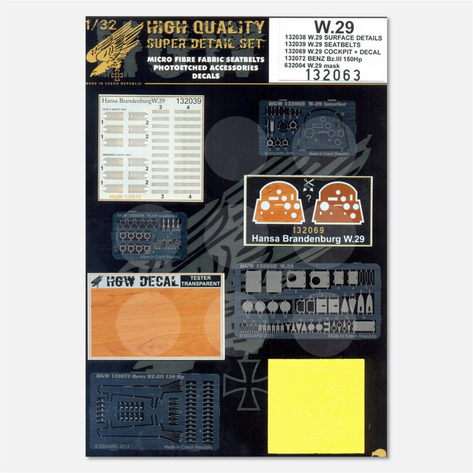1/32 Super Detail Set Hansa-Brandenburg W.29