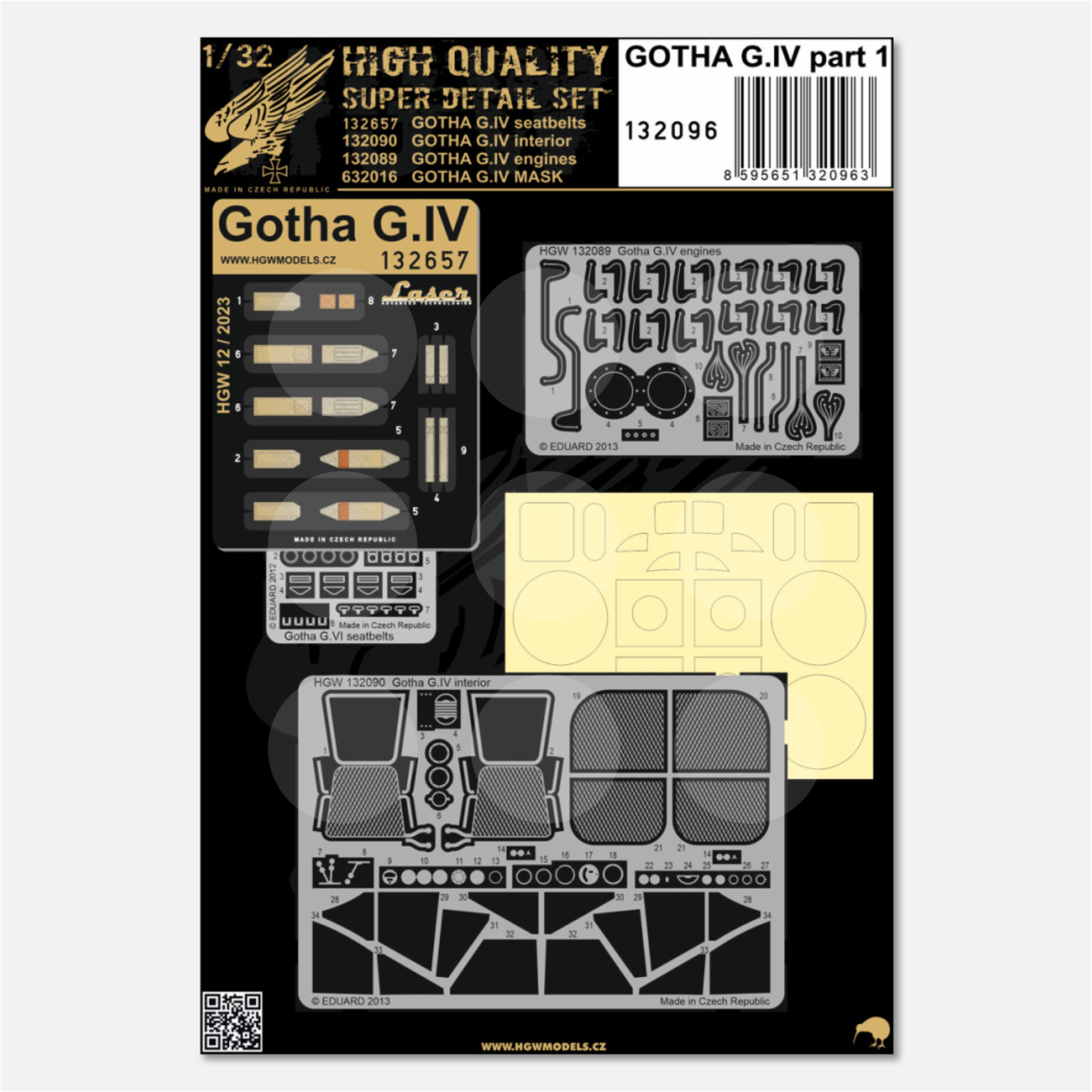 1/32 Super Detail Set Gotha G.IV