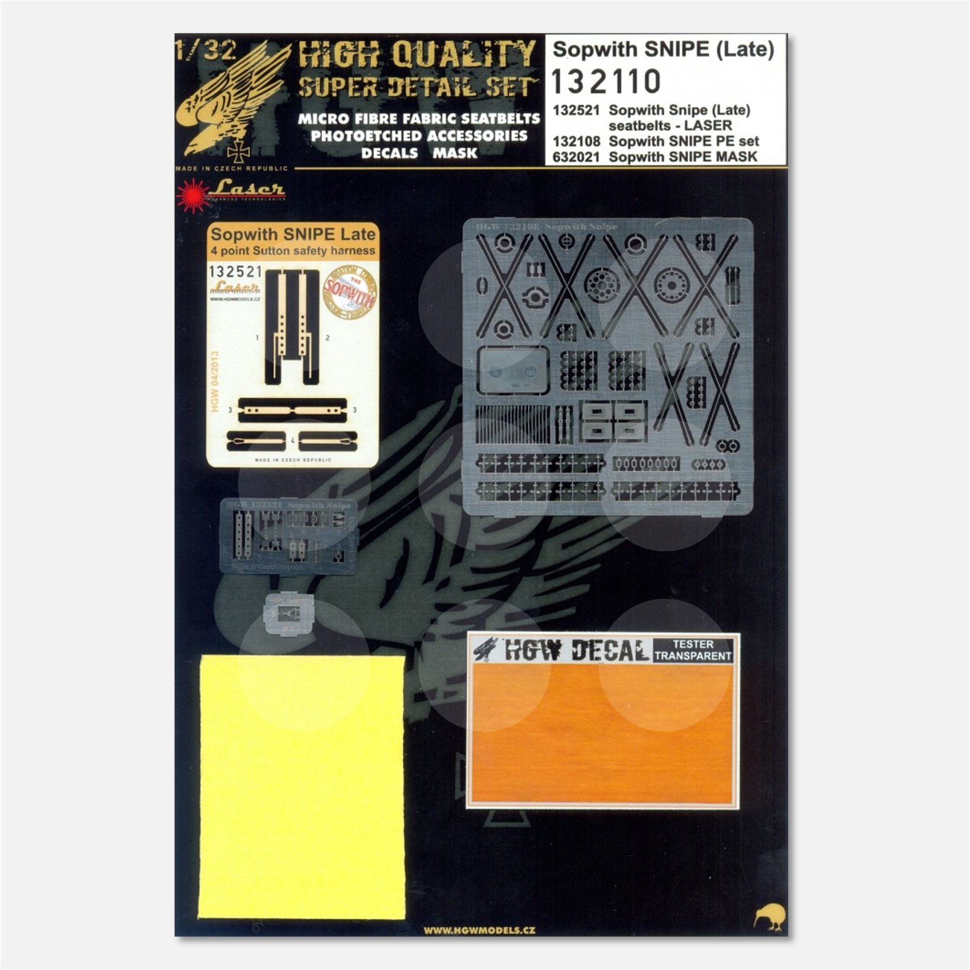 1/32 Super Detail Set Sopwith Snipe Late