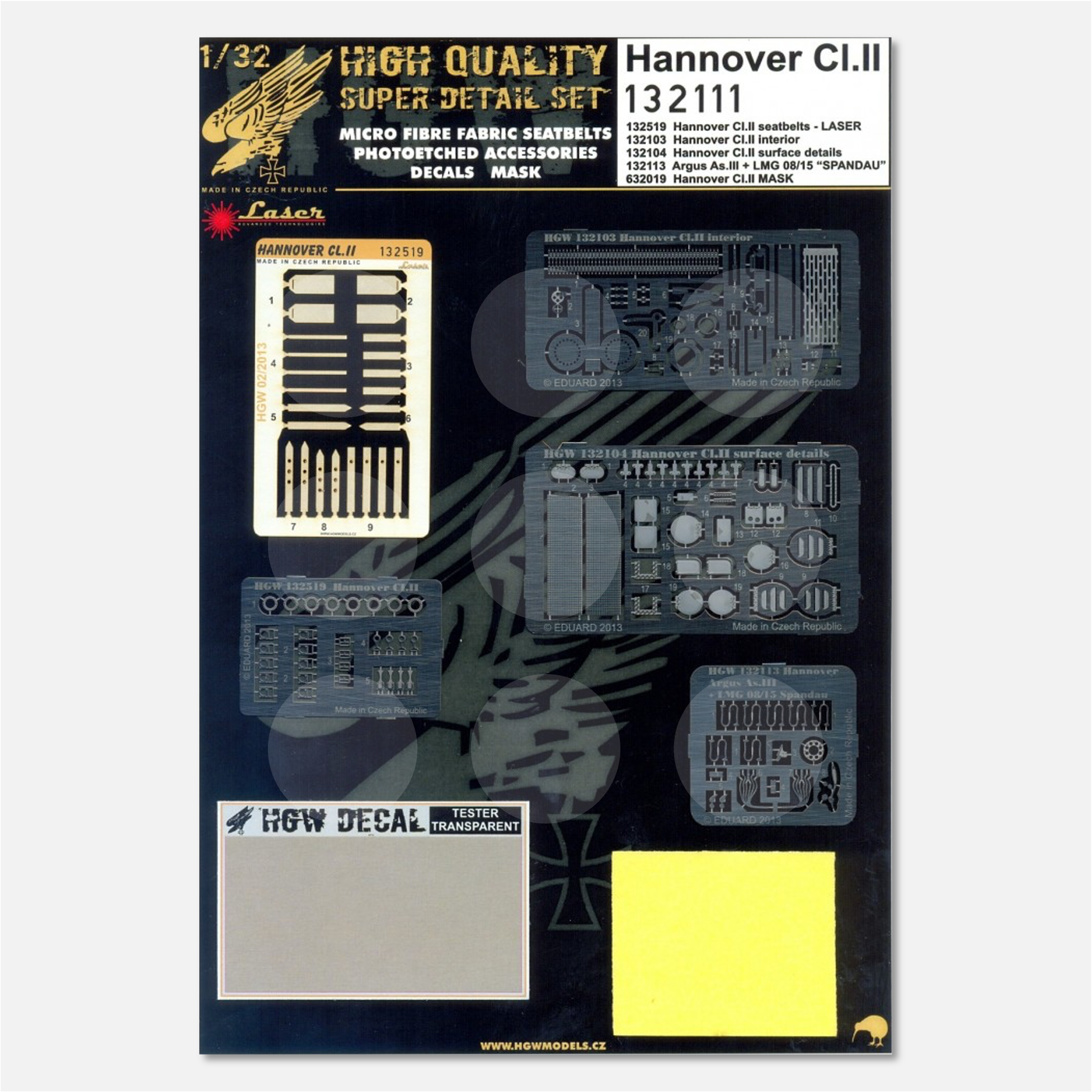 1/32 Super Detail Set Hannover CL.II