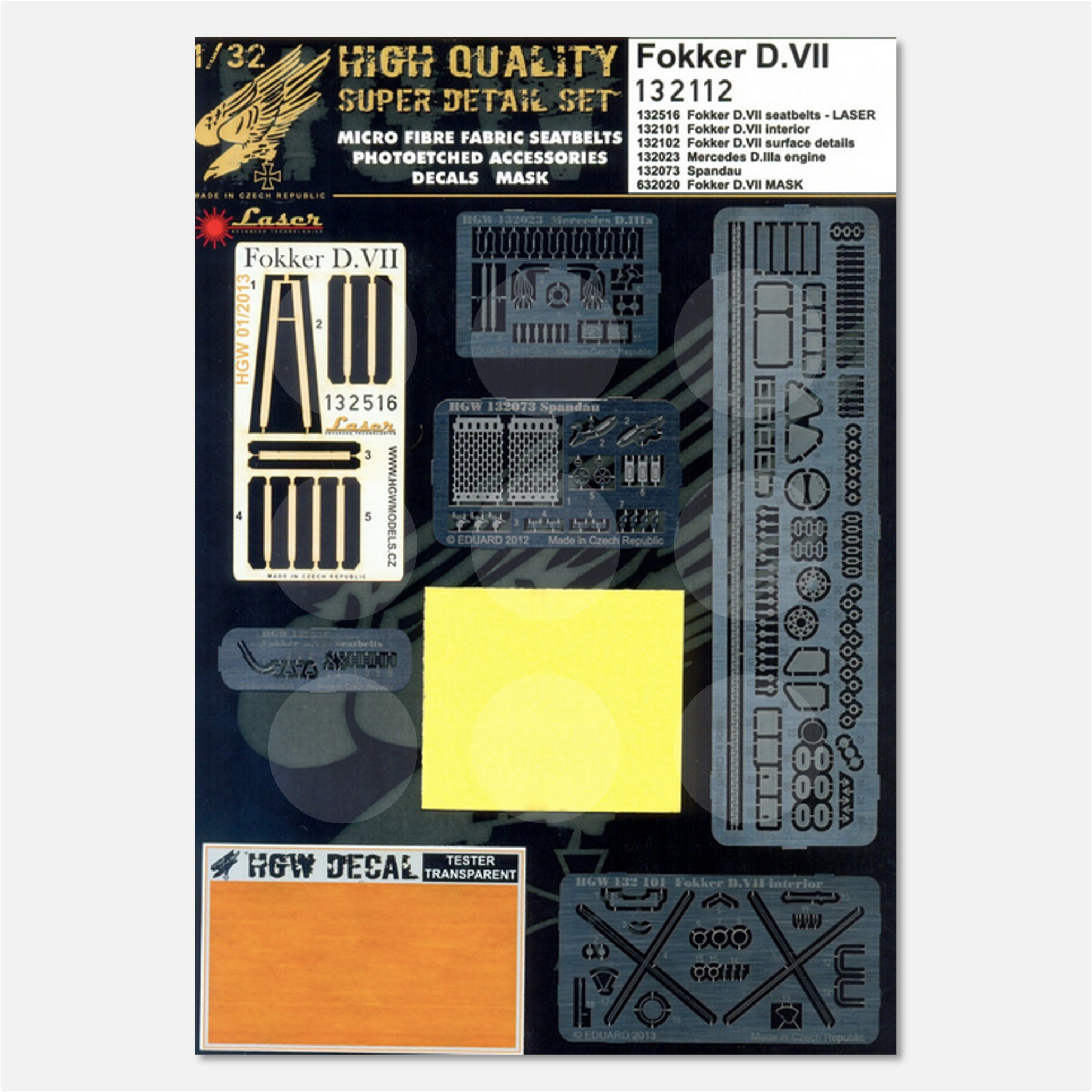 1/32 Super Detail Set Fokker D.VII