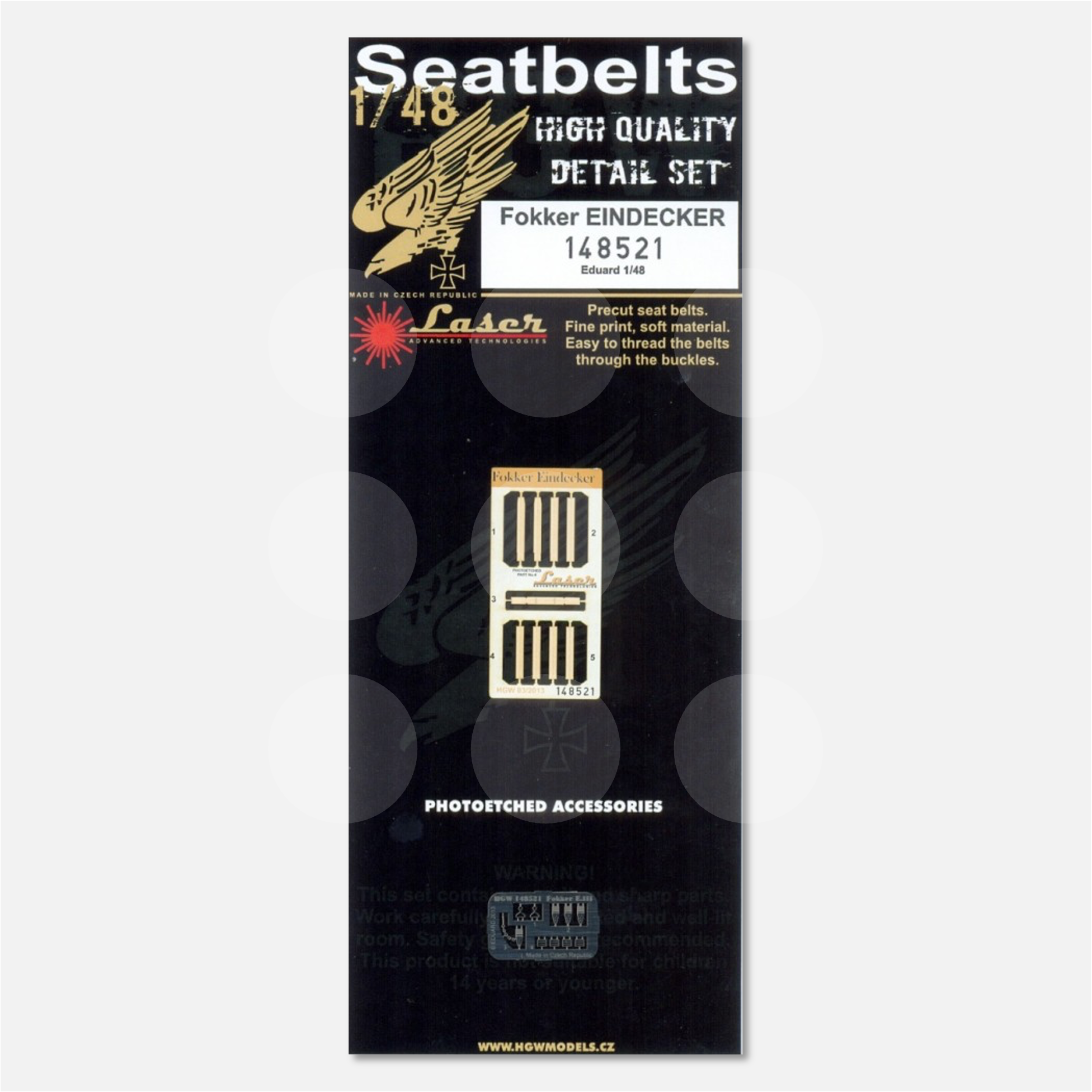 1/48 Seatbelts Fokker Eindecker