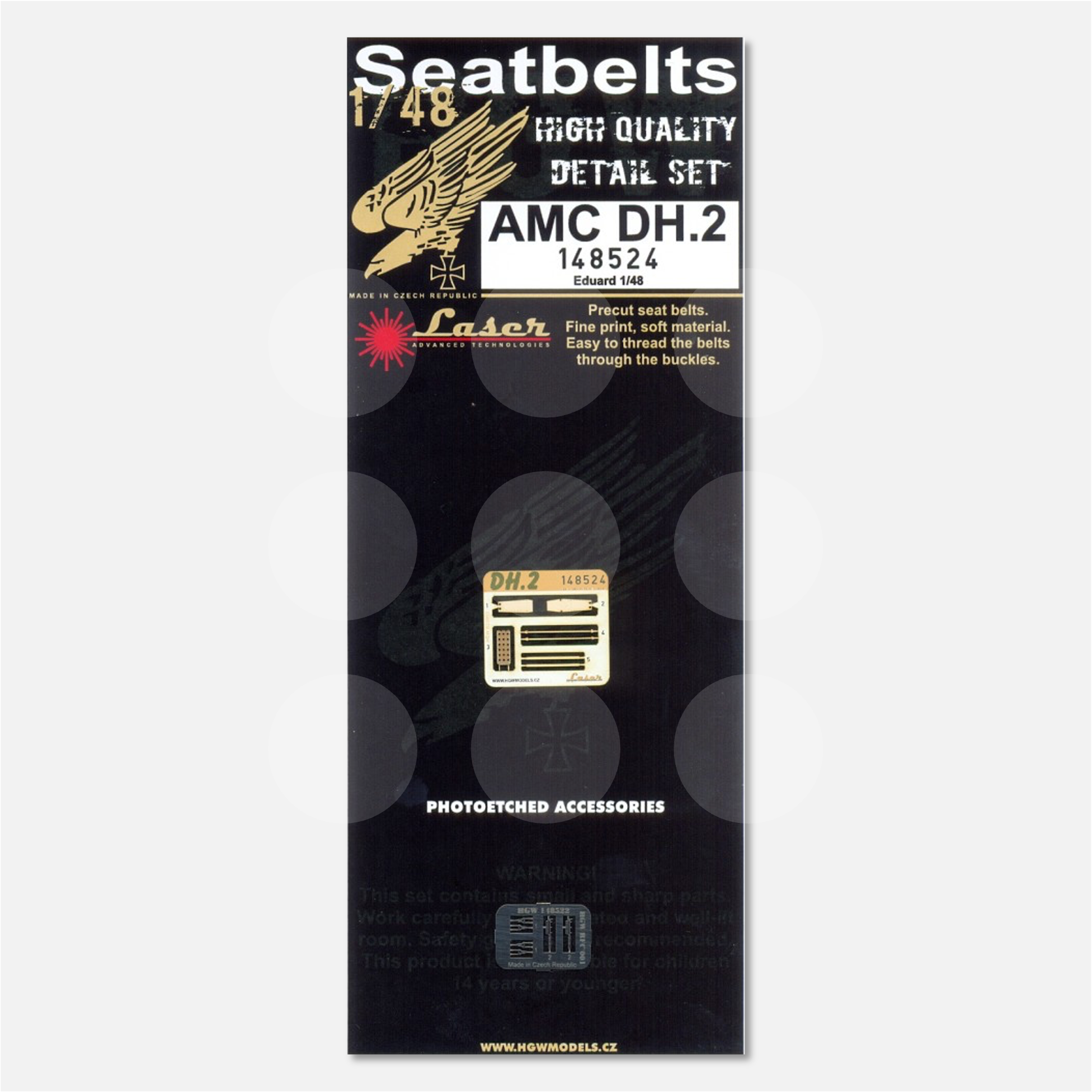 1/48 Seatbelts AMC DH.2