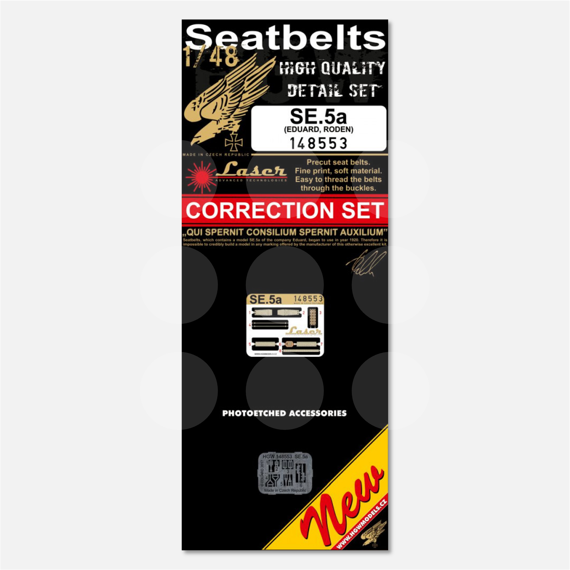 1/48 Seatbelts SE.5a