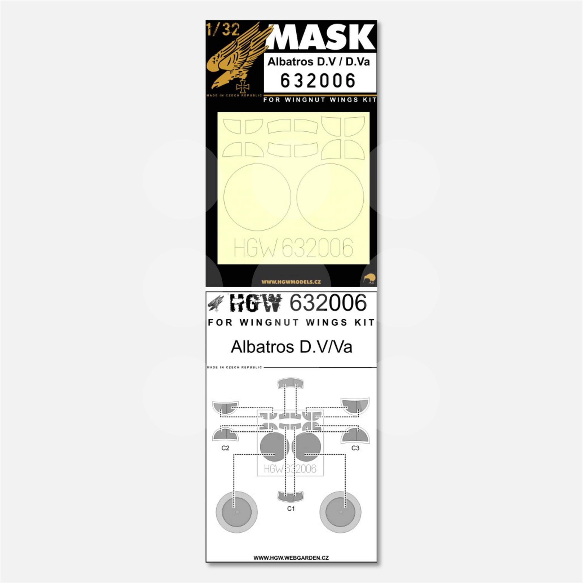1/32 Masks Albatros D.V(a)