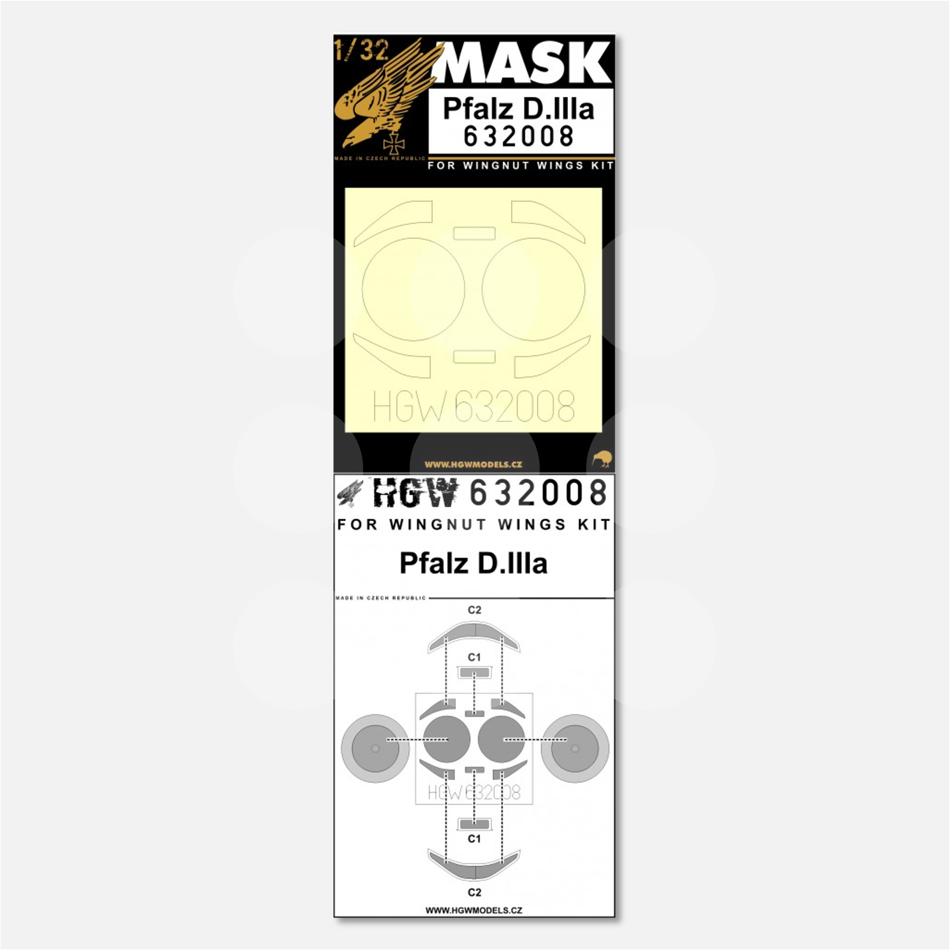 1/32 Masks Pfalz D.III(a)