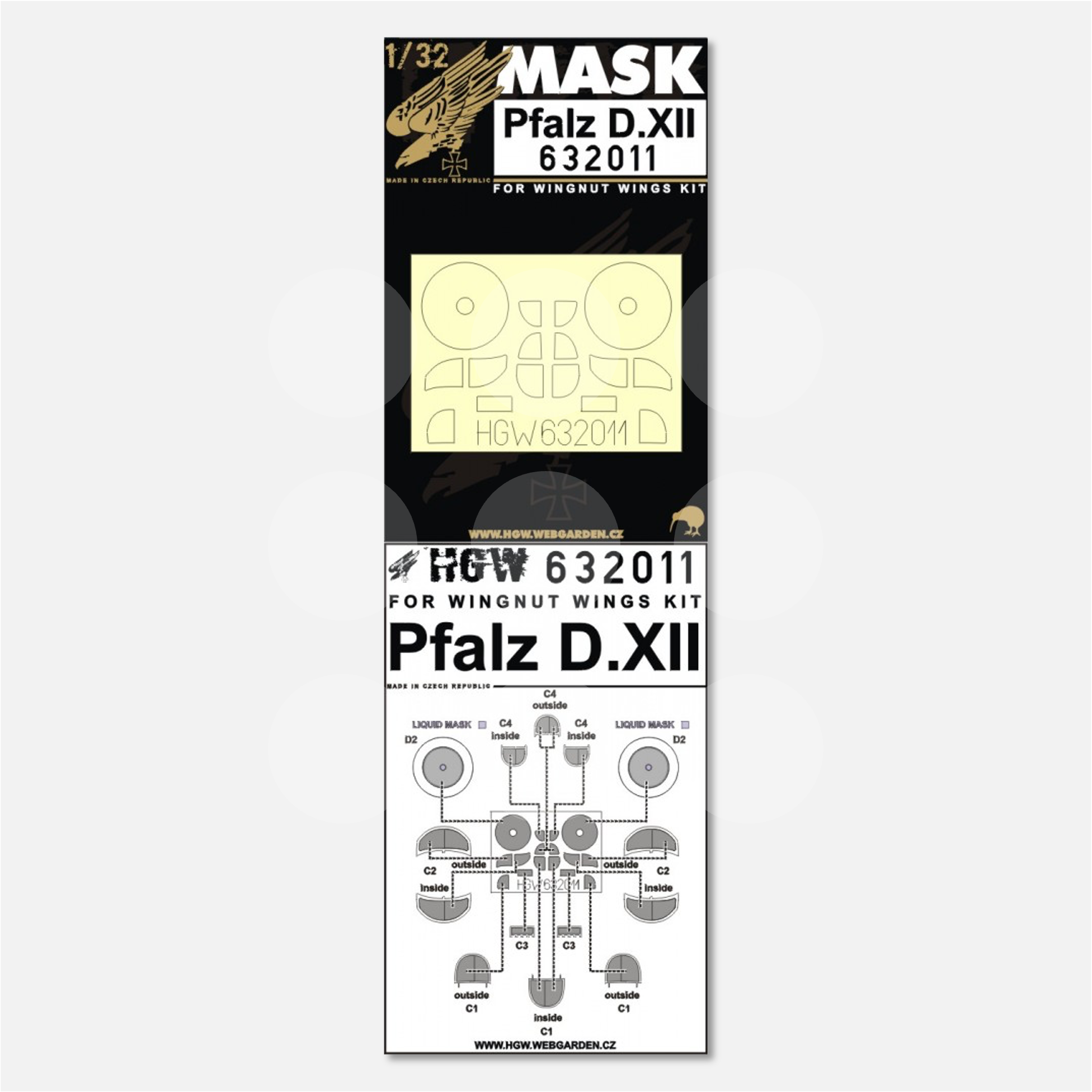 1/32 Masks Pfalz D.XII