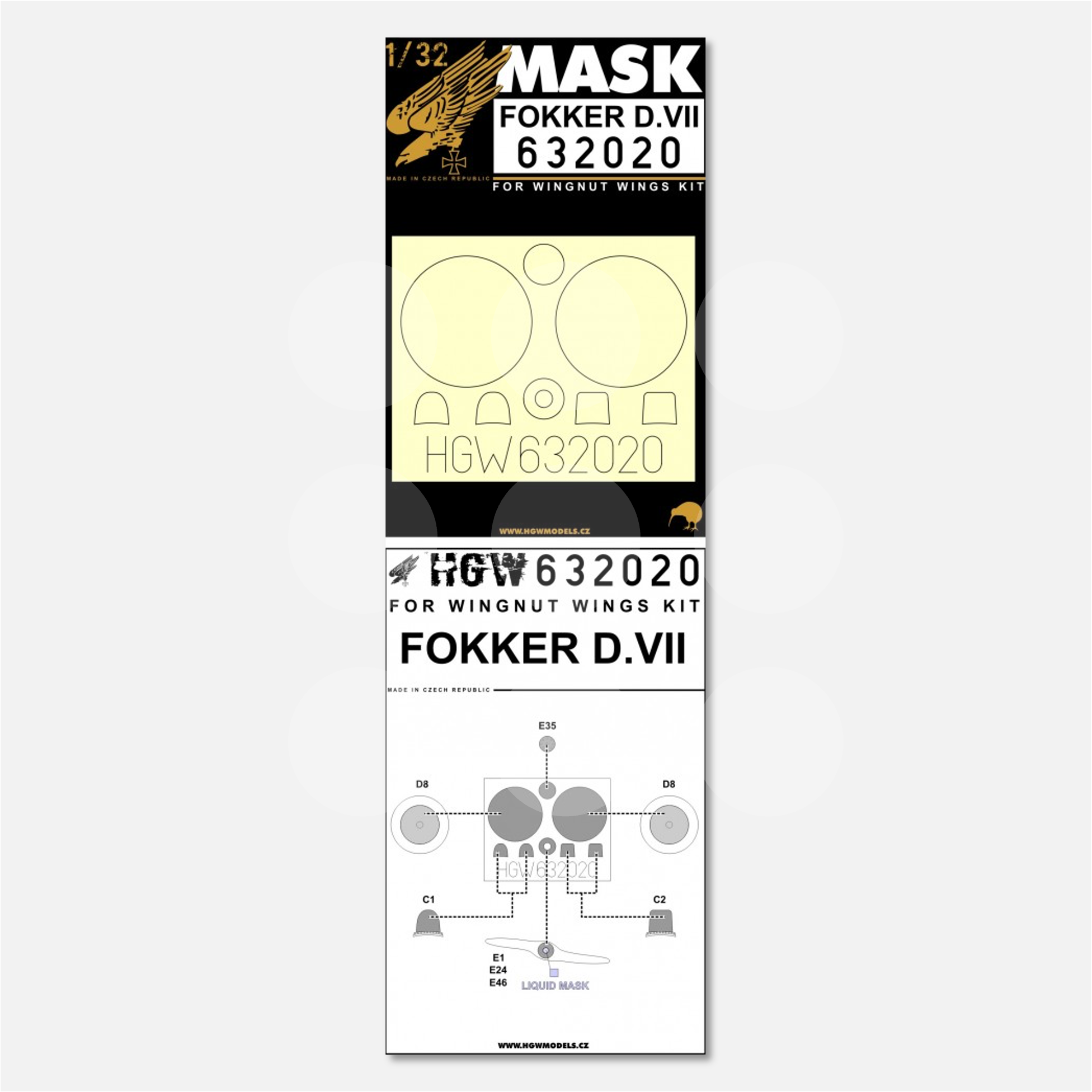 1/32 Masks Fokker D.VII