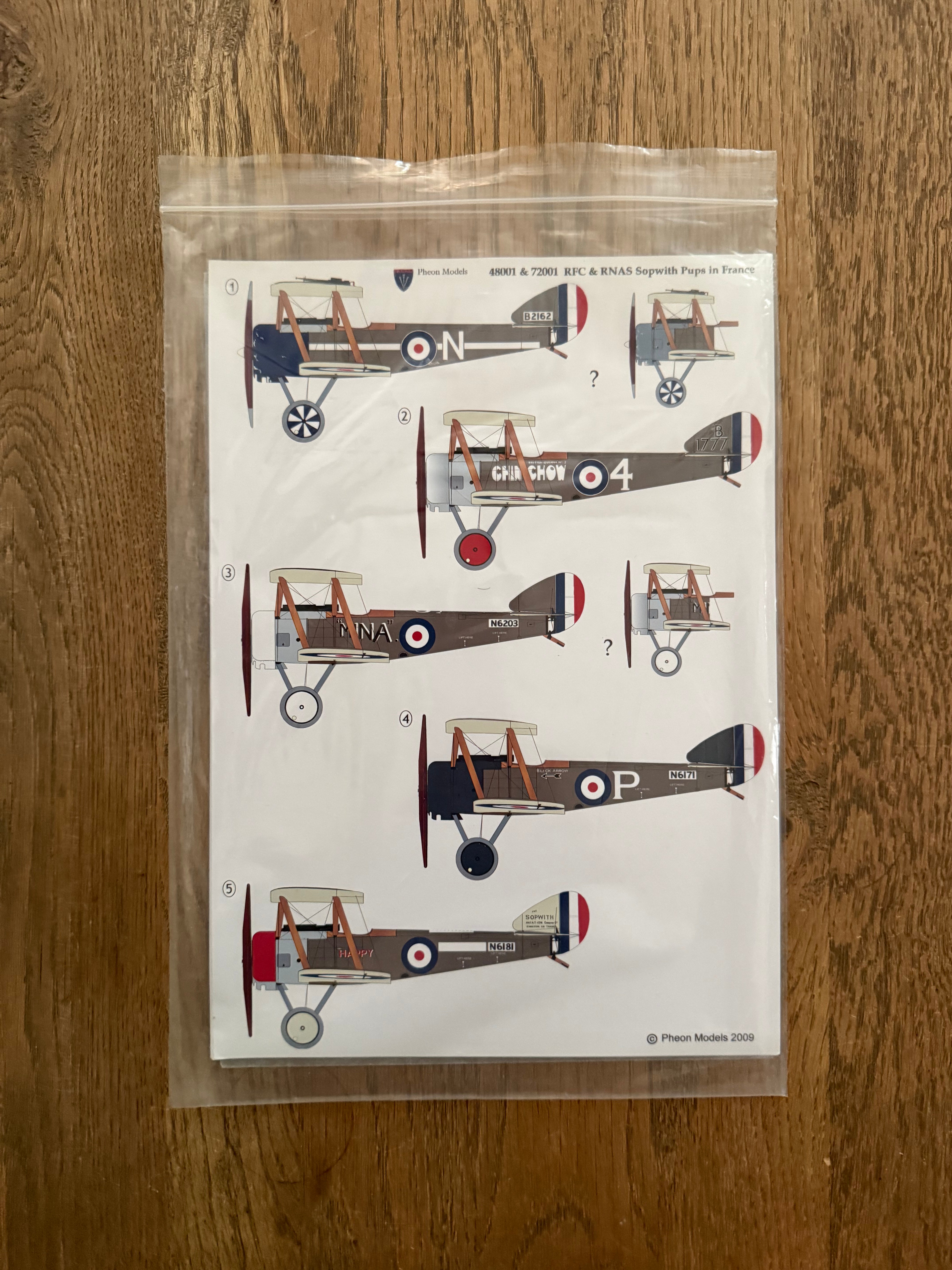 1/48 Sopwith Pups RFC RNAS France
