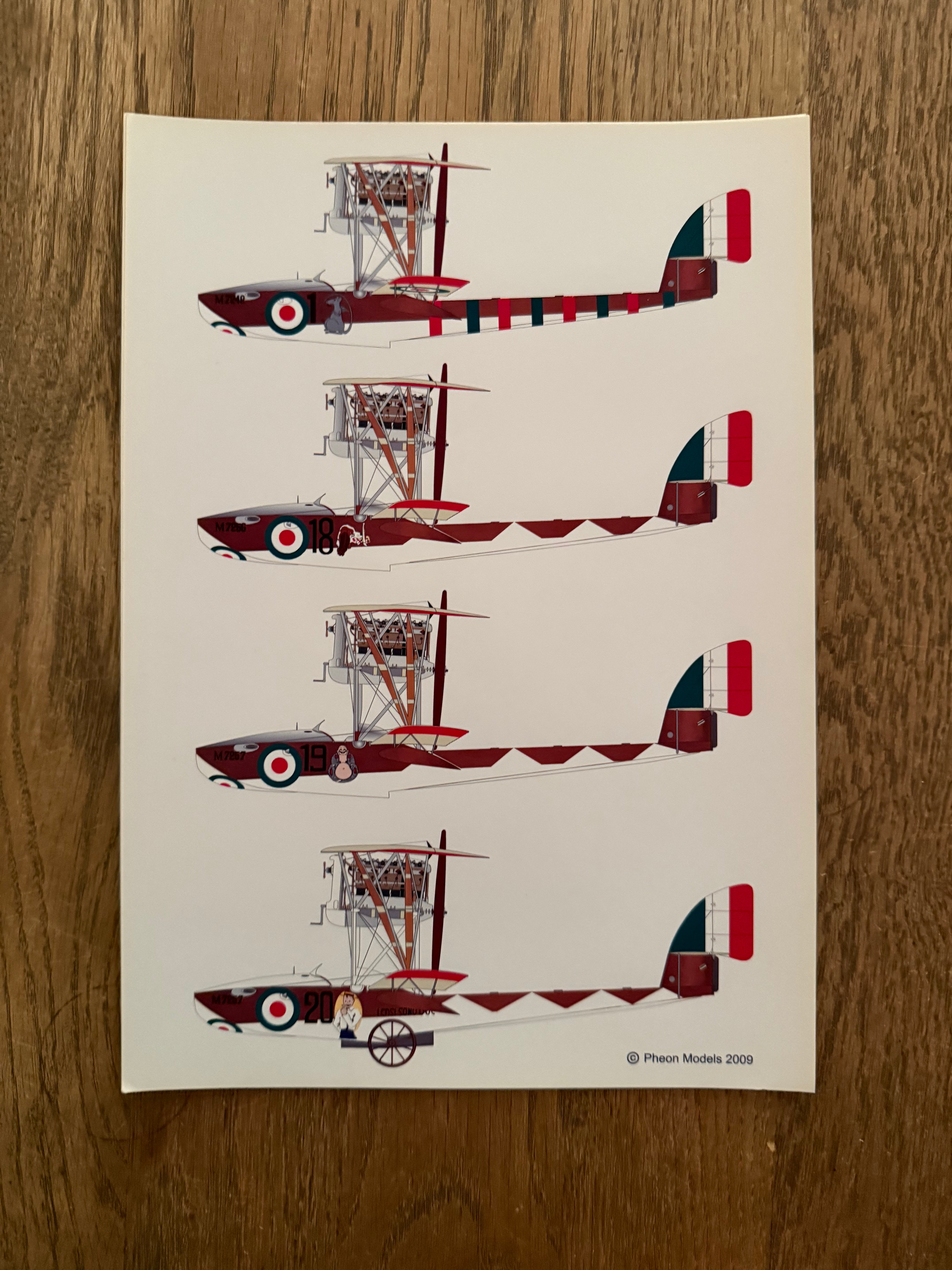 Pheon Decals Glossy Pack Macchi M5