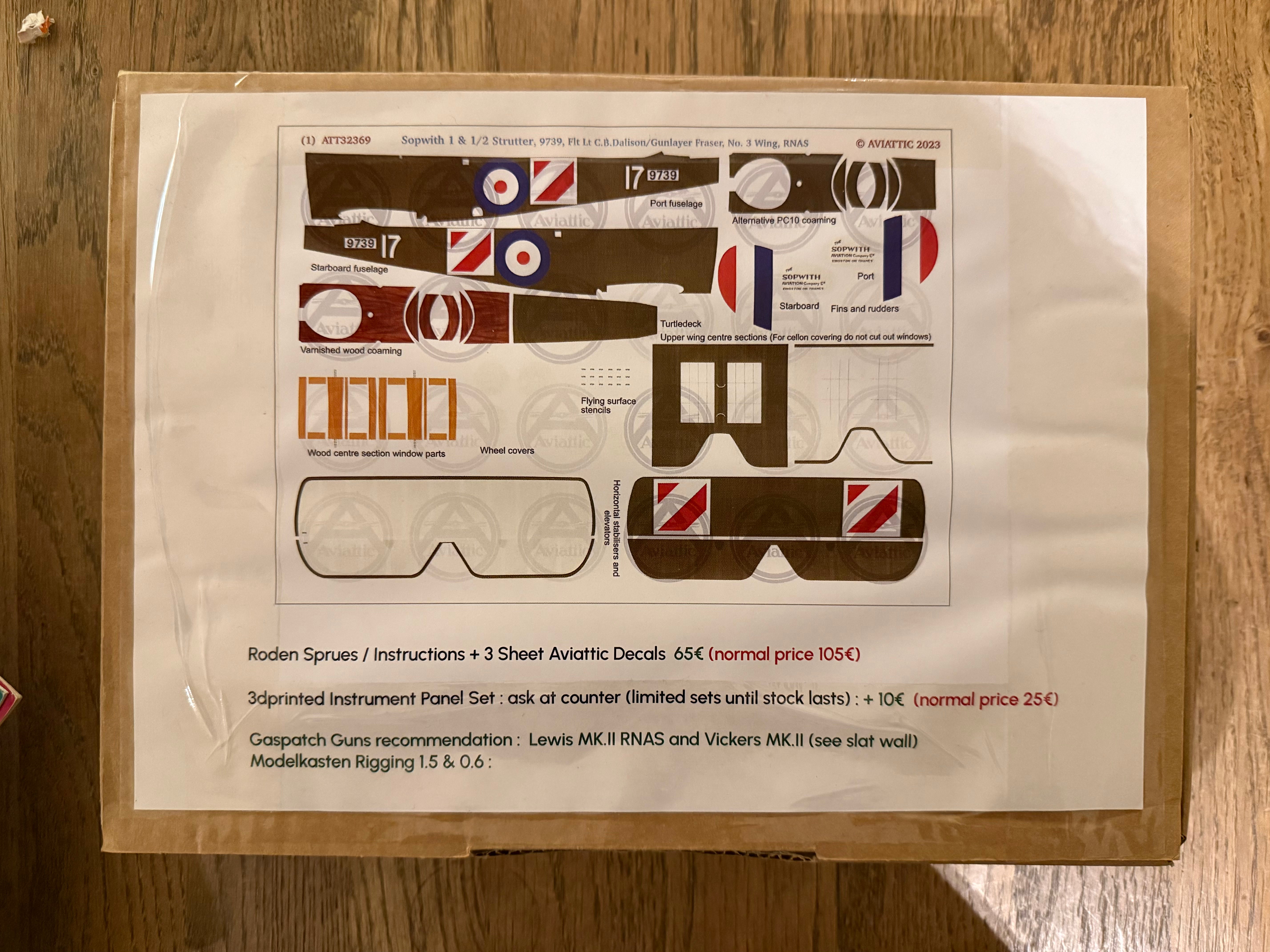 Sopwith 1 & 1/2 Strutter 9739