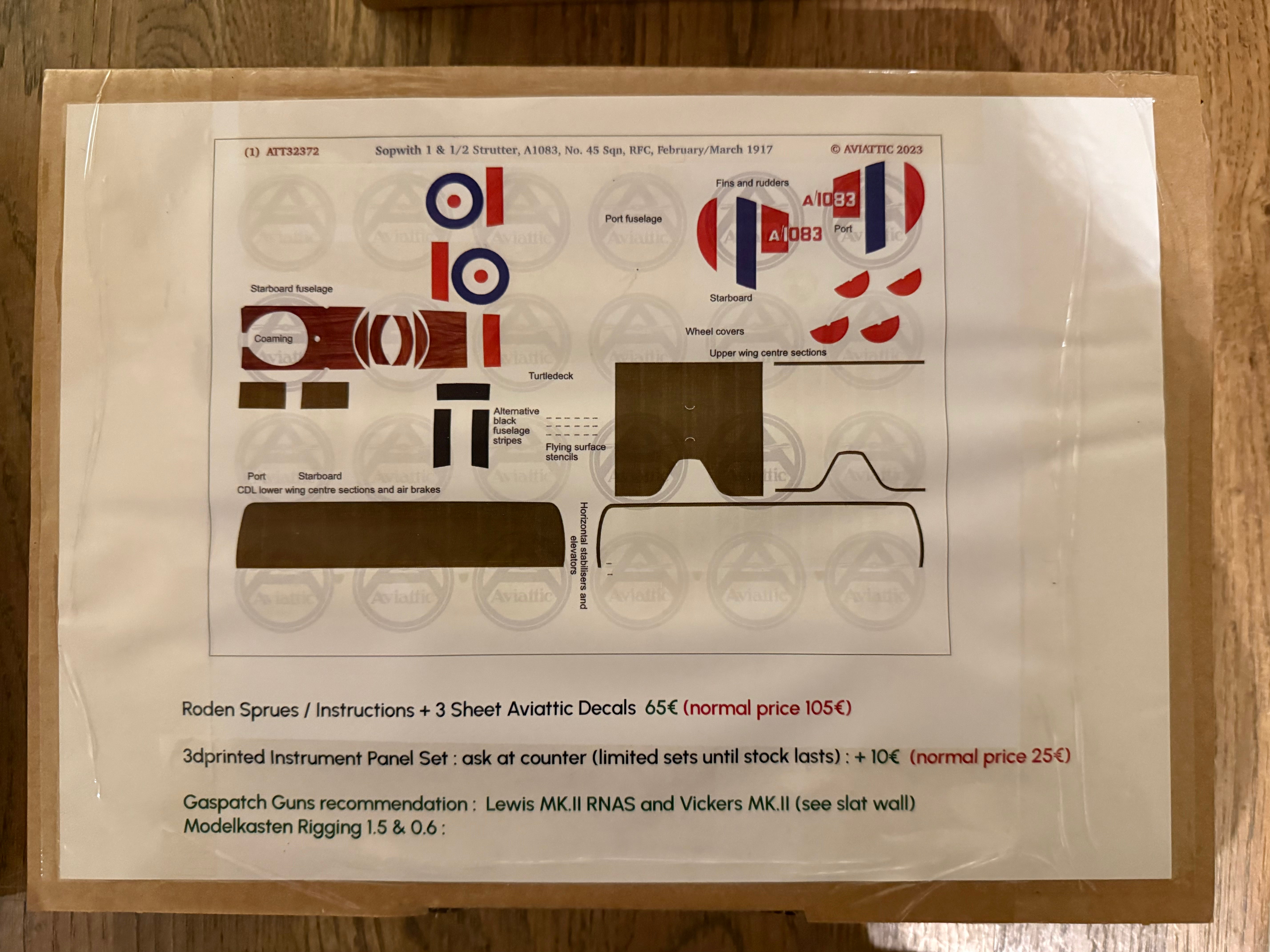 Sopwith 1 & 1/2 Strutter A1083