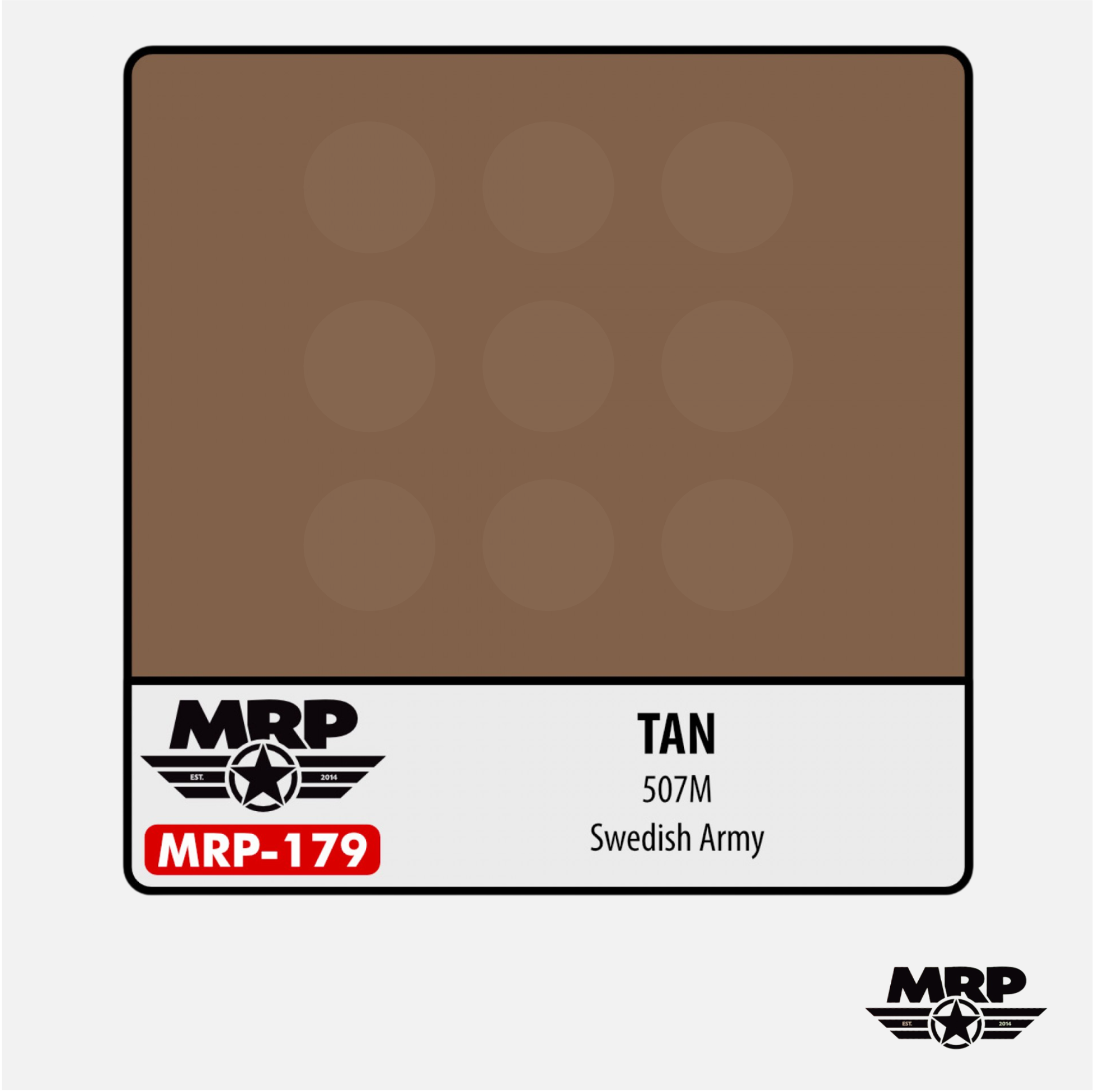 Mr.Paint - Acrylic Lacquer Paint - Tan 507M Swedish Army - MRP-179 - Gothaforce