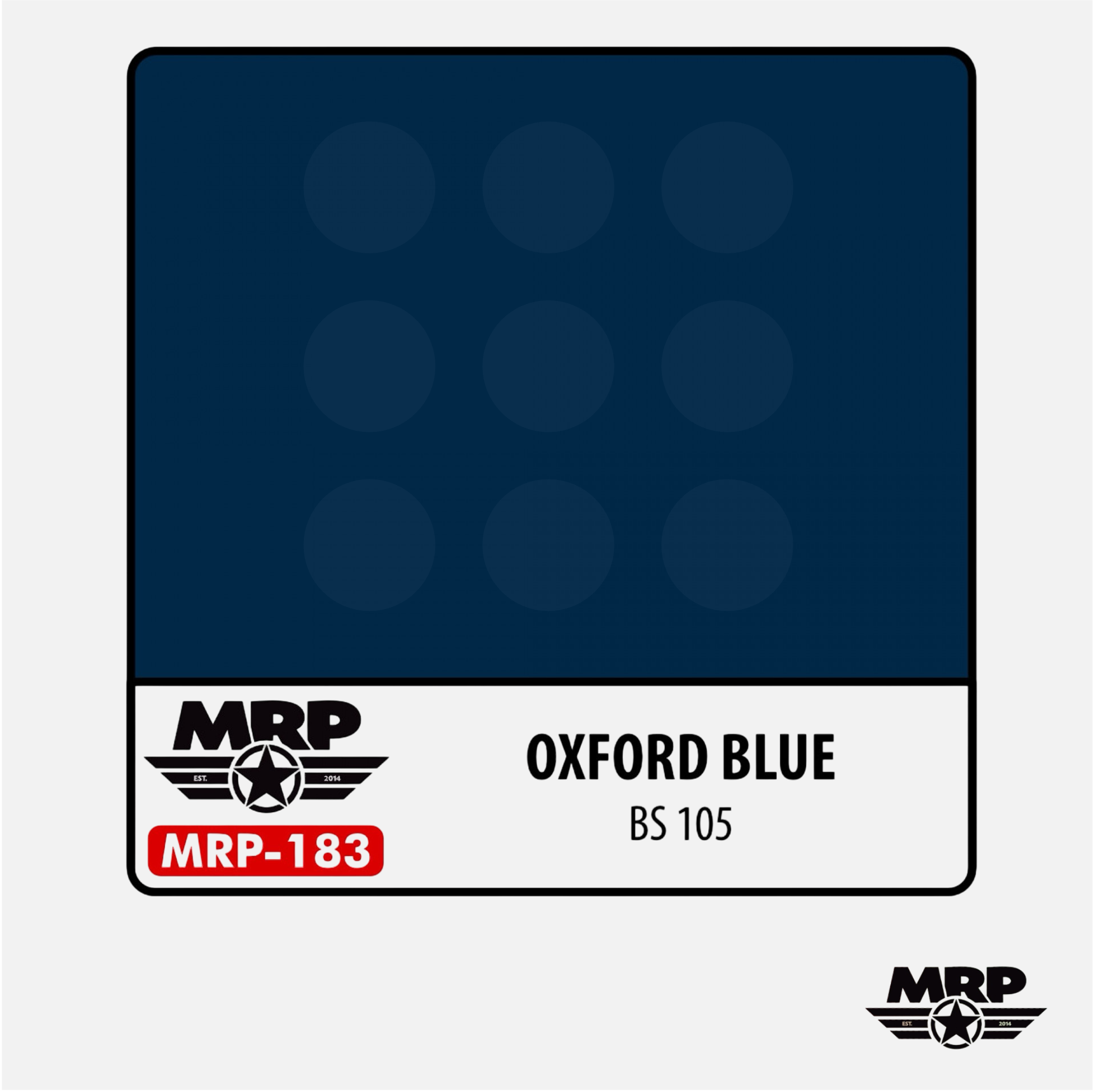 Mr.Paint - Acrylic Lacquer Paint - Oxford Blue BS 105 - MRP-183 - Gothaforce