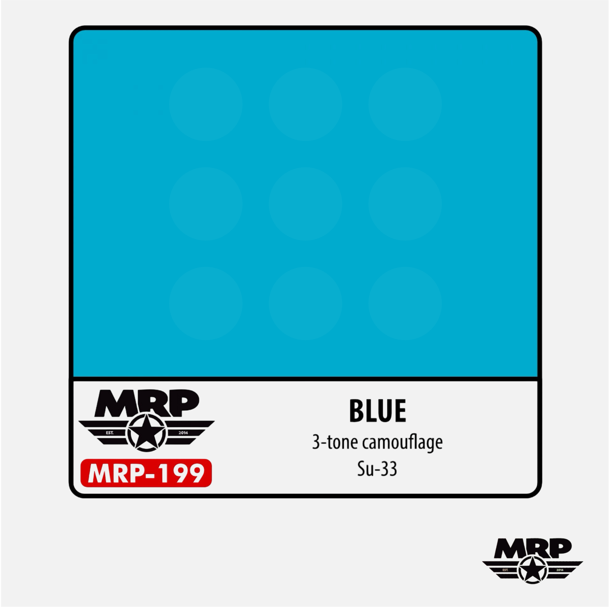 Mr.Paint - Acrylic Lacquer Paint - Blue 3-tone camouflage Su-33 - MRP-199 - Gothaforce