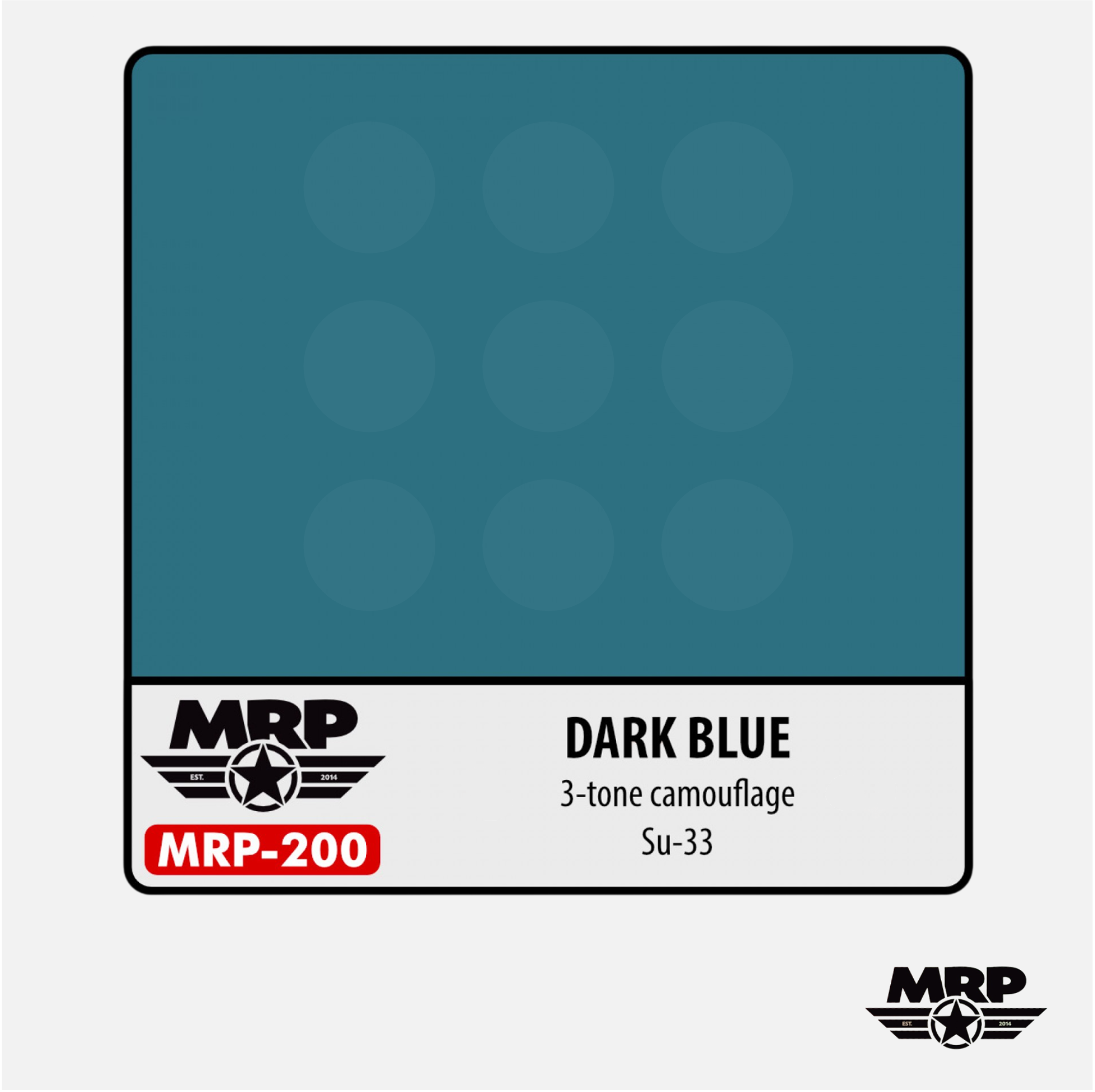 Mr.Paint - Acrylic Lacquer Paint - Dark Blue 3-tone camouflage Su-33 - MRP-200 - Gothaforce