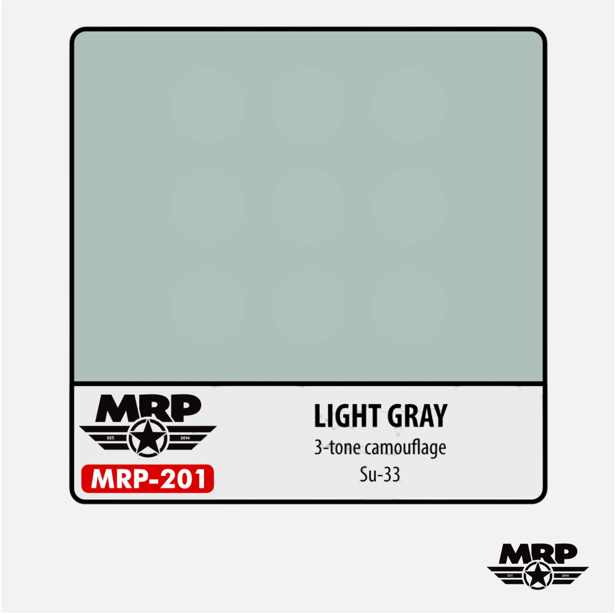Mr.Paint - Acrylic Lacquer Paint - Light Gray 3-tone camouflage Su-33 - MRP-201 - Gothaforce