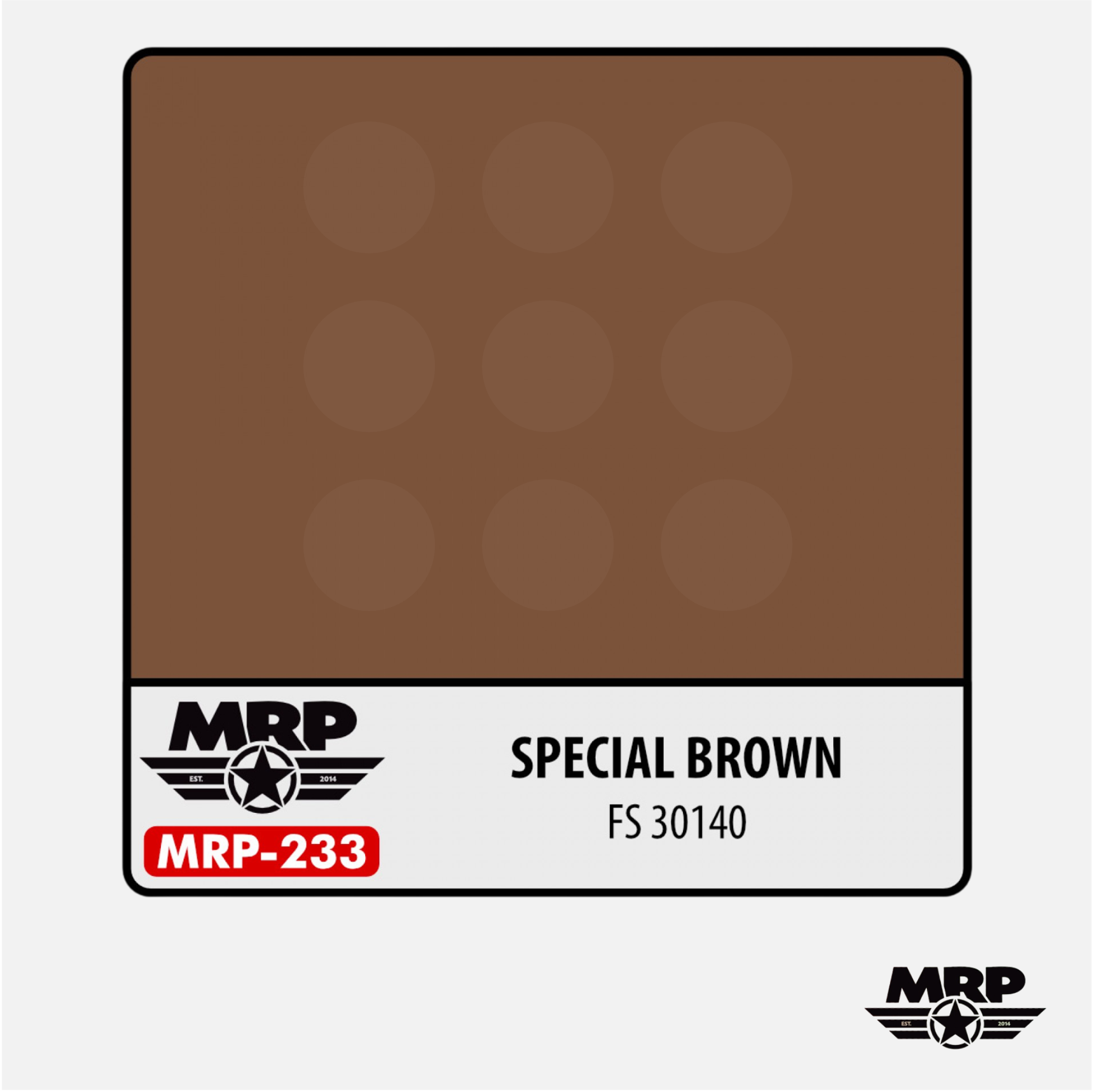 Mr.Paint - Acrylic Lacquer Paint - Special Brown FS 30140 - MRP-233 - Gothaforce
