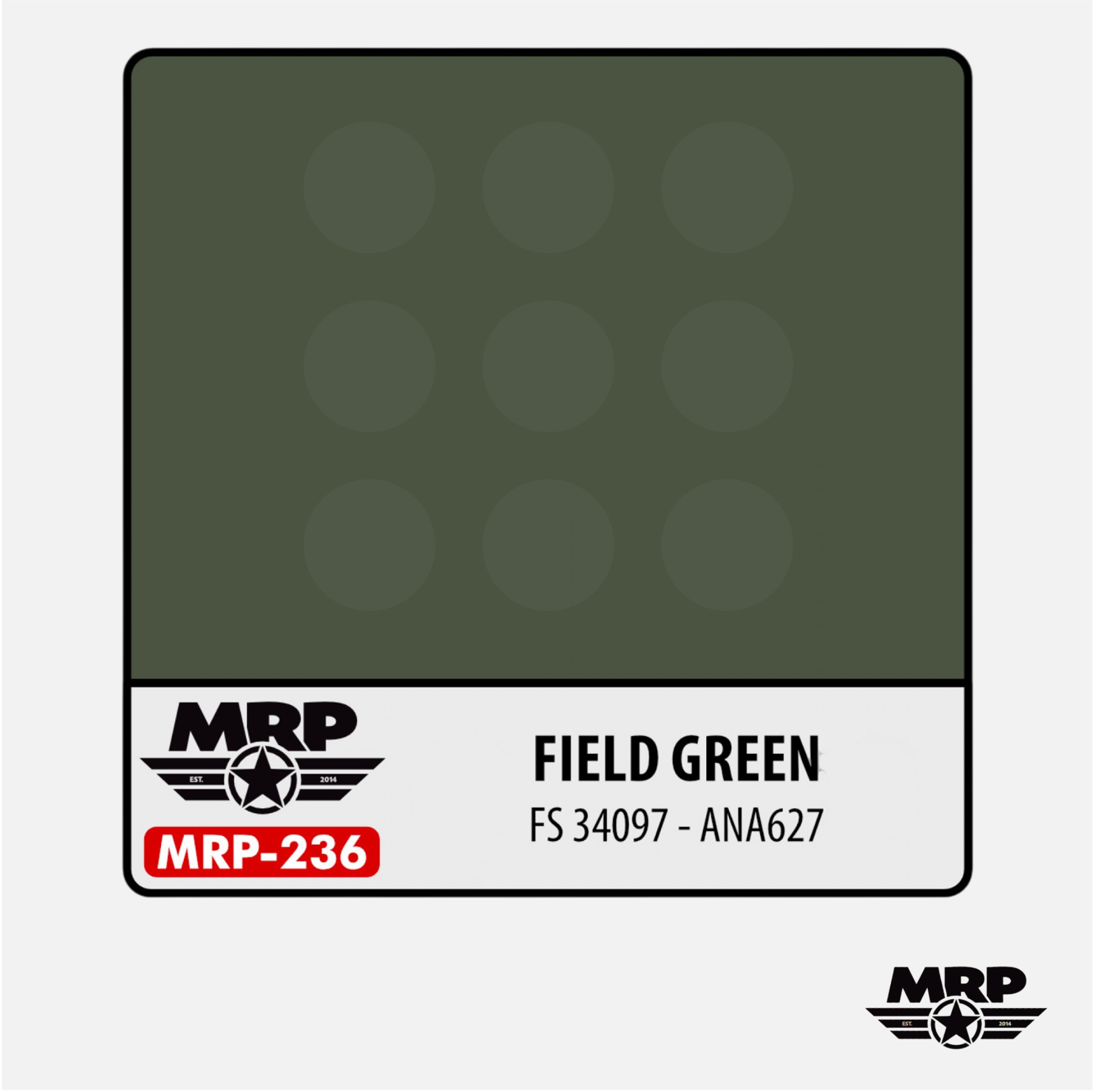 Mr.Paint - Acrylic Lacquer Paint - Field Green FS 34097 / ANA 627 - MRP-236 - Gothaforce