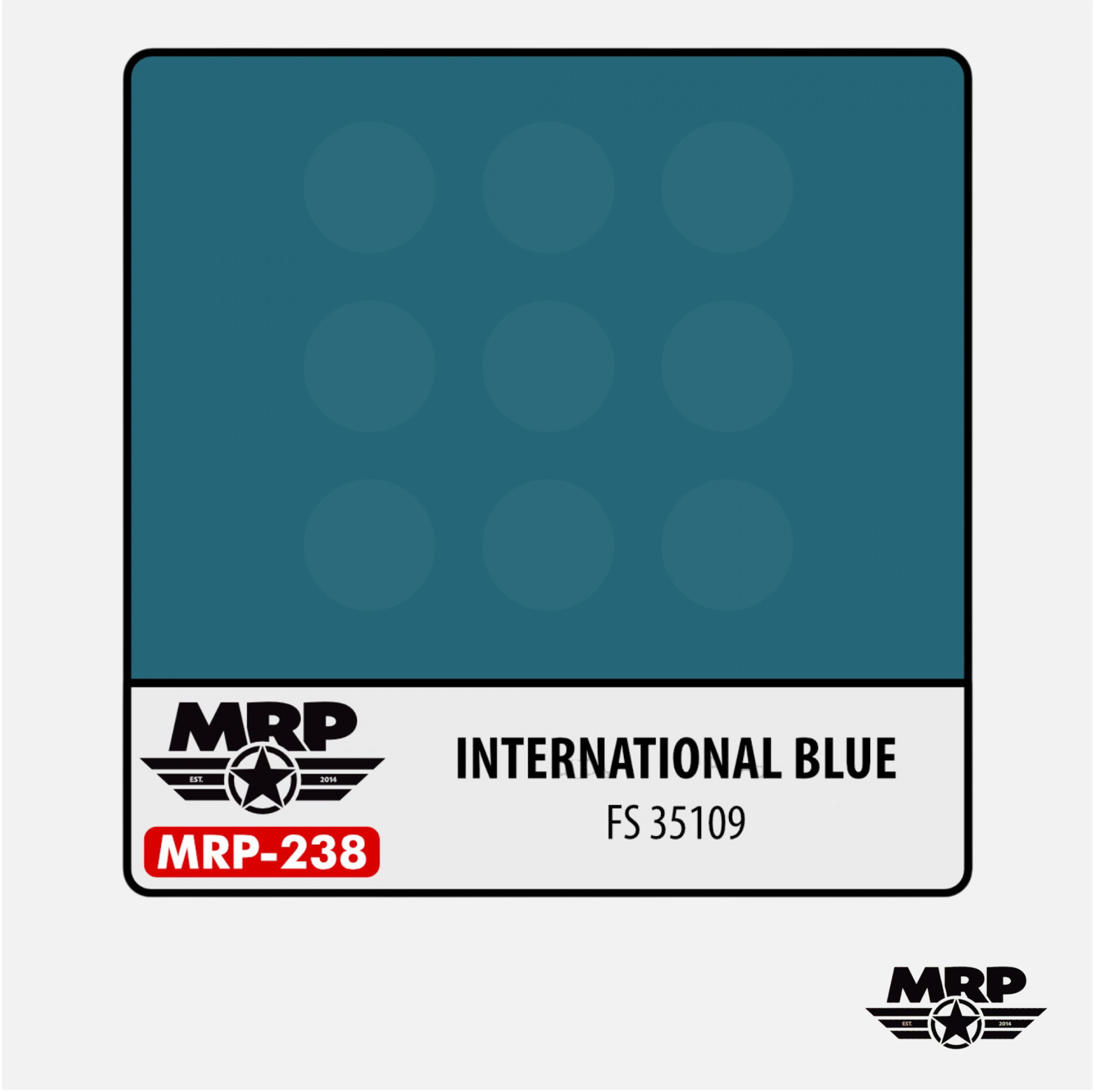 Mr.Paint - Acrylic Lacquer Paint - International Blue FS 35109 - MRP-238 - Gothaforce
