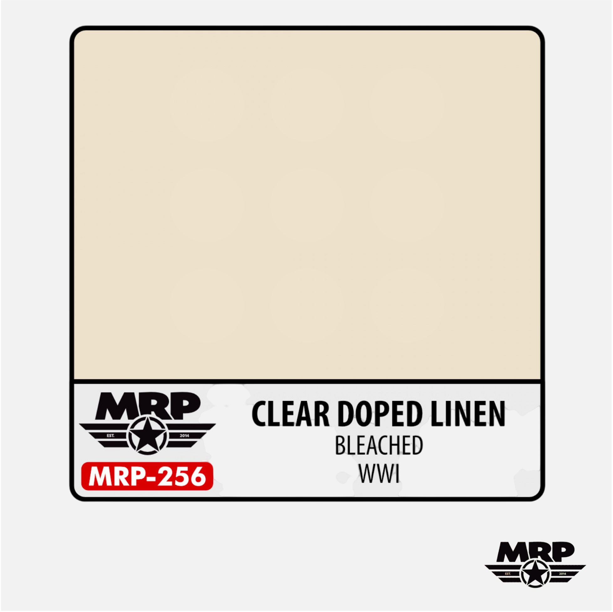 Clear Doped Linen - Bleached - WWI
