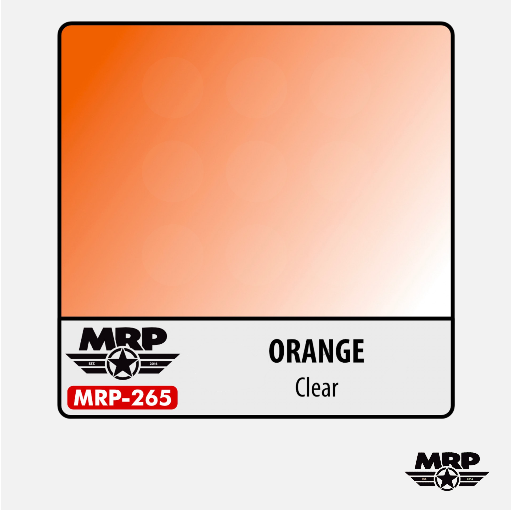 Mr.Paint - Acrylic Lacquer Paint - Orange (Clear) - MRP-265 - Gothaforce
