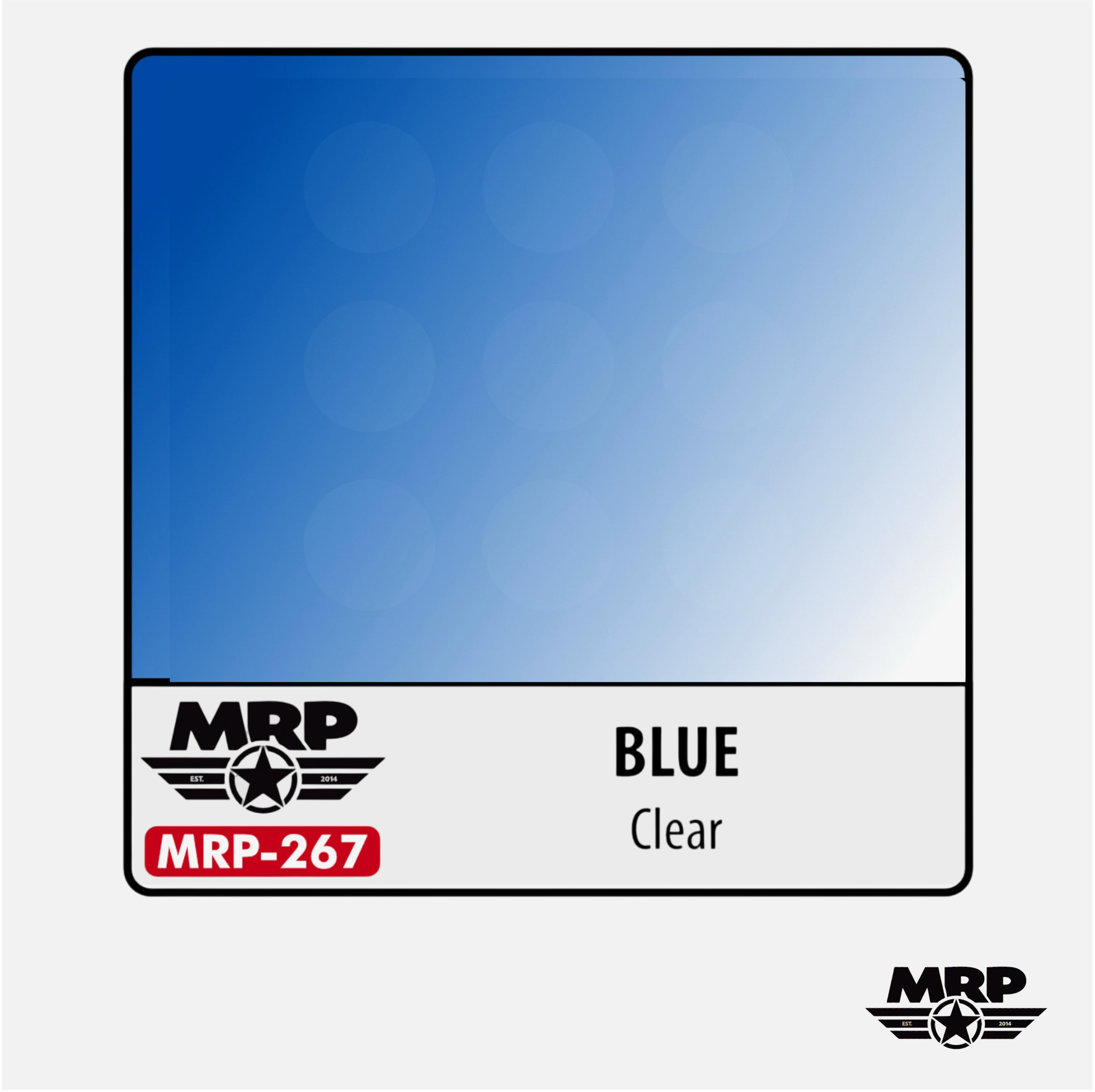 Mr.Paint - Acrylic Lacquer Paint - Blue (Clear) - MRP-267 - Gothaforce