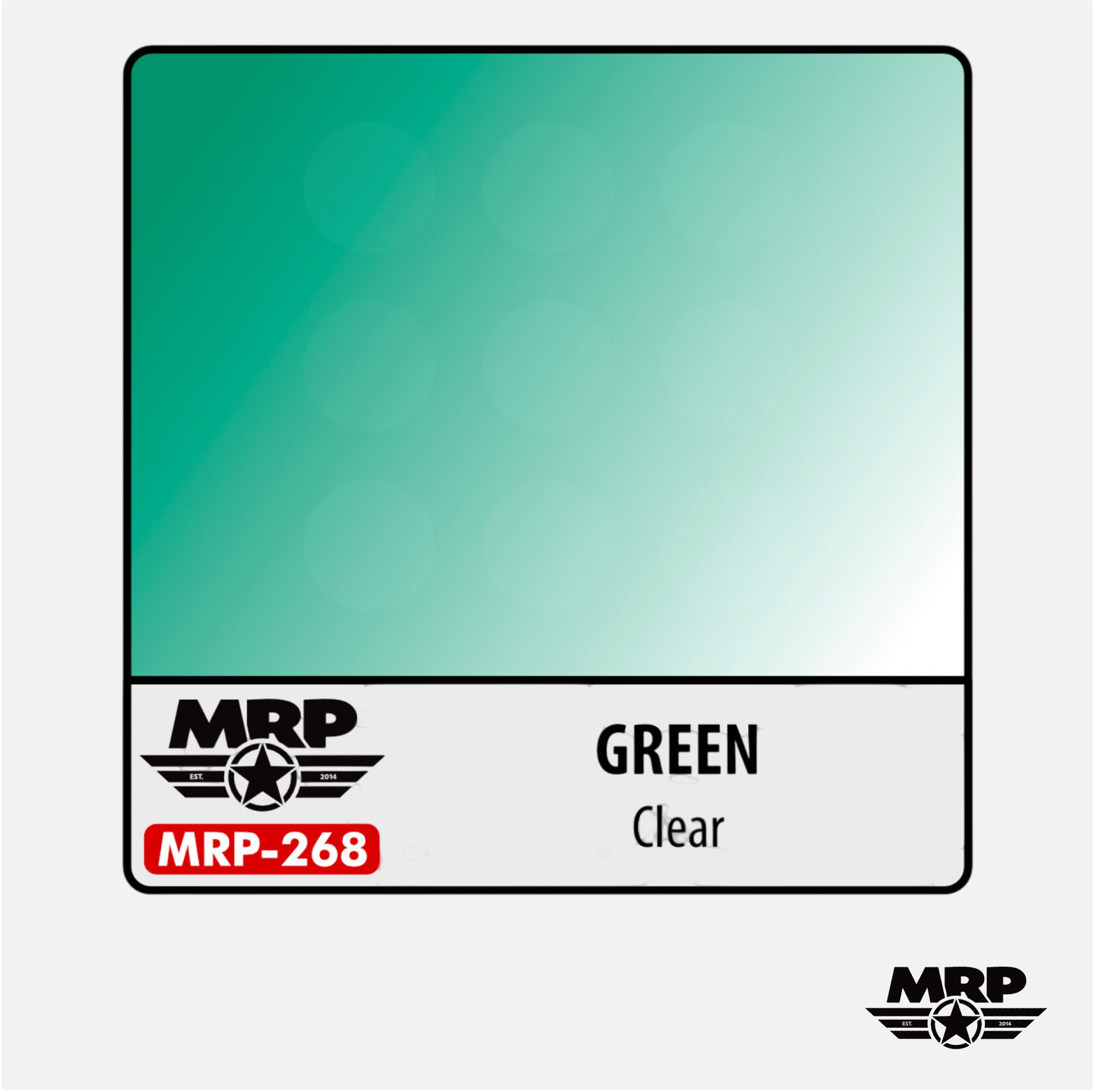 Mr.Paint - Acrylic Lacquer Paint - Green (Clear) - MRP-268 - Gothaforce