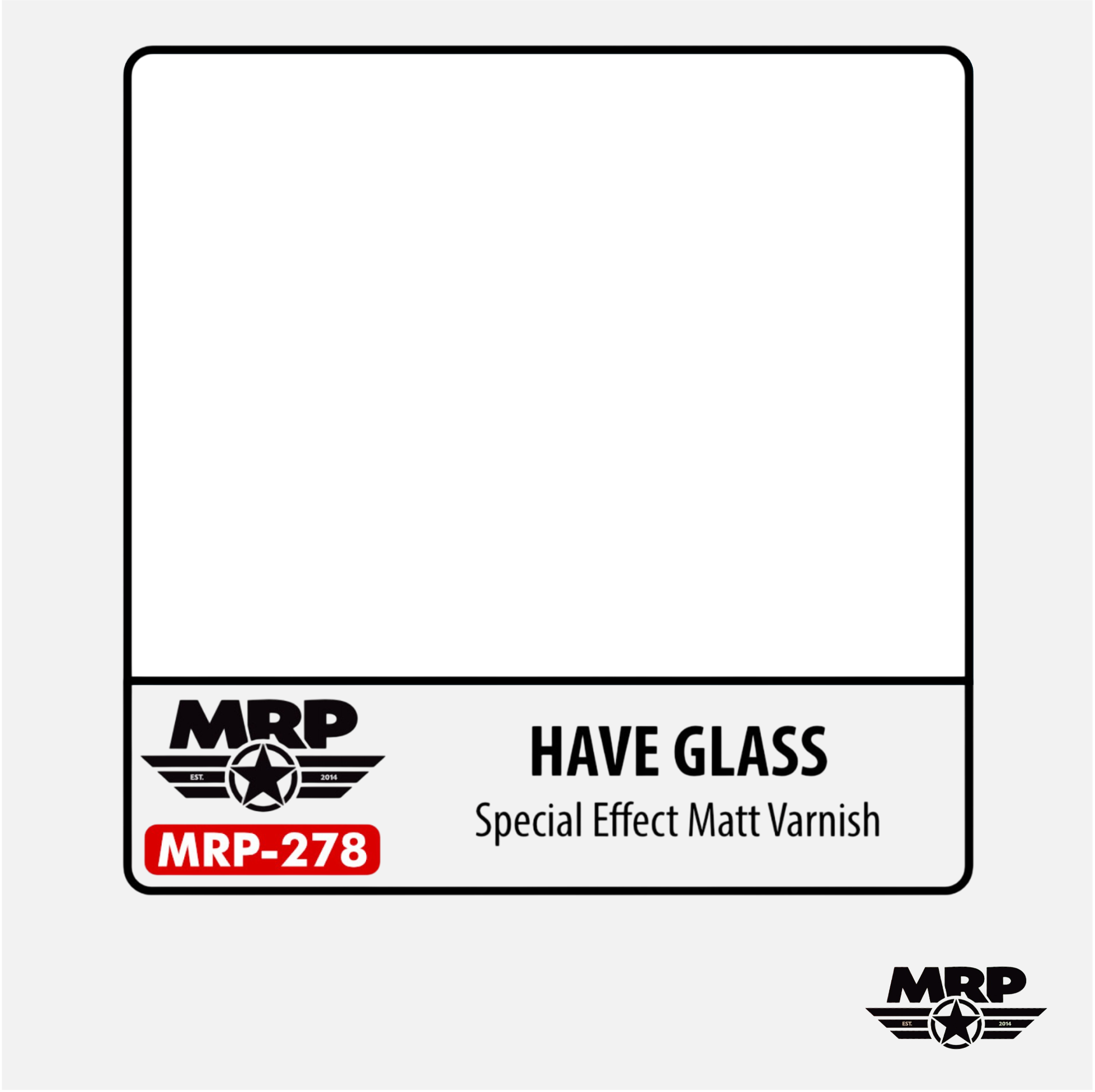 Mr.Paint - Acrylic Lacquer Paint - HAVE Glass Special Effect Matt Varnish - MRP-278 - Gothaforce