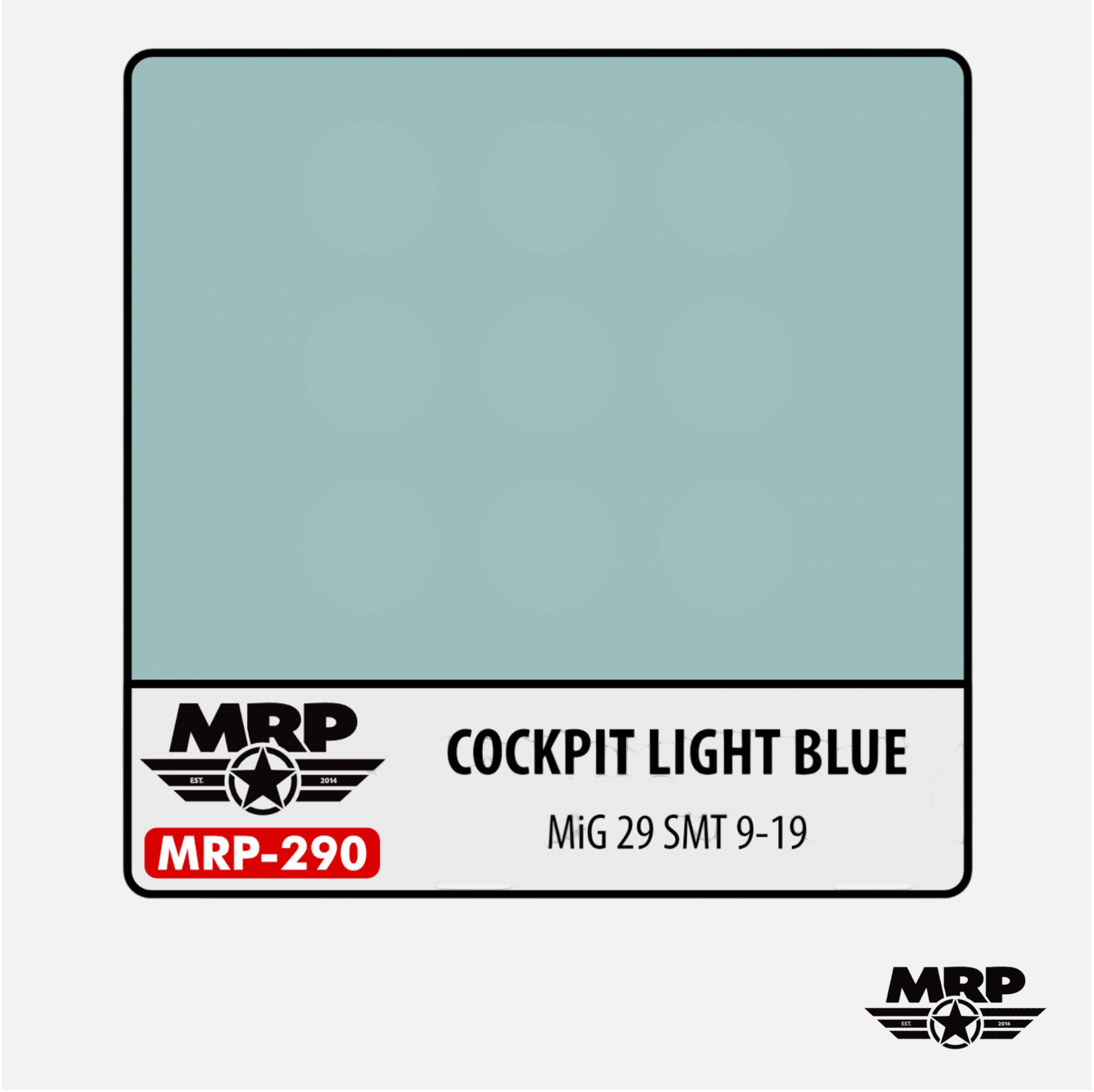 Mr.Paint - Acrylic Lacquer Paint - Cockpit Light Blue MiG-29 SMT 9-19 - MRP-290 - Gothaforce