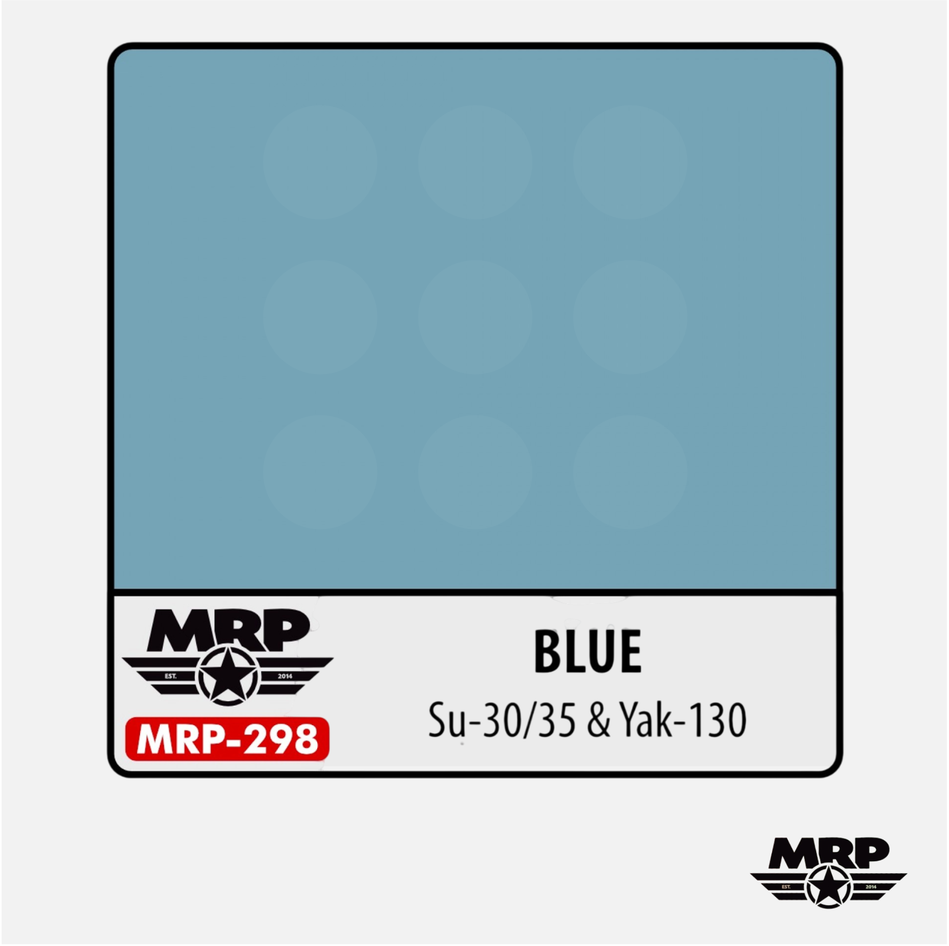 Mr.Paint - Acrylic Lacquer Paint - Blue Su-30/35 & Yak-130 - MRP-298 - Gothaforce